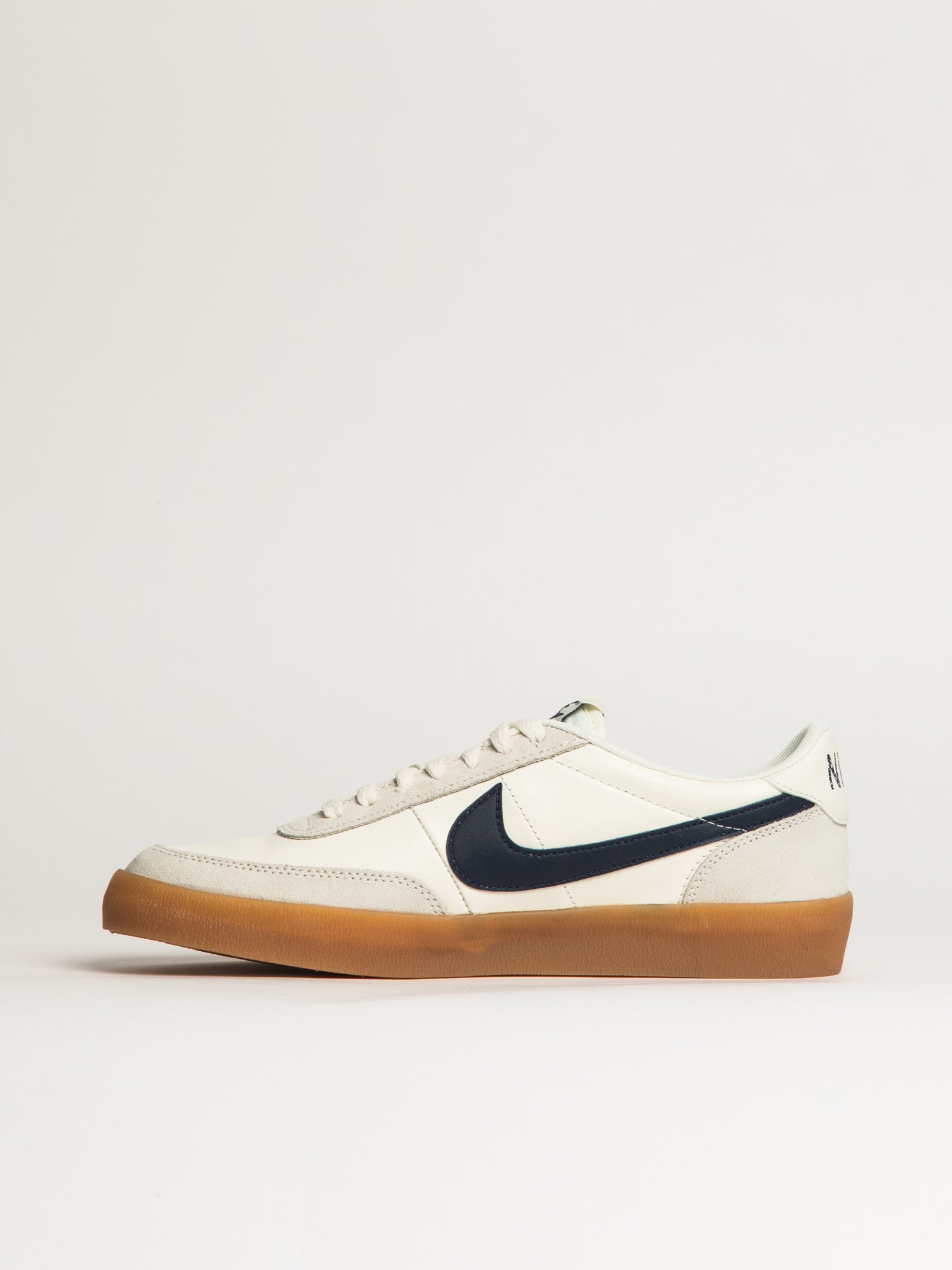 MENS NIKE KILLSHOT 2 LEATHER SNEAKER - WHITE/NAVY - Image 3