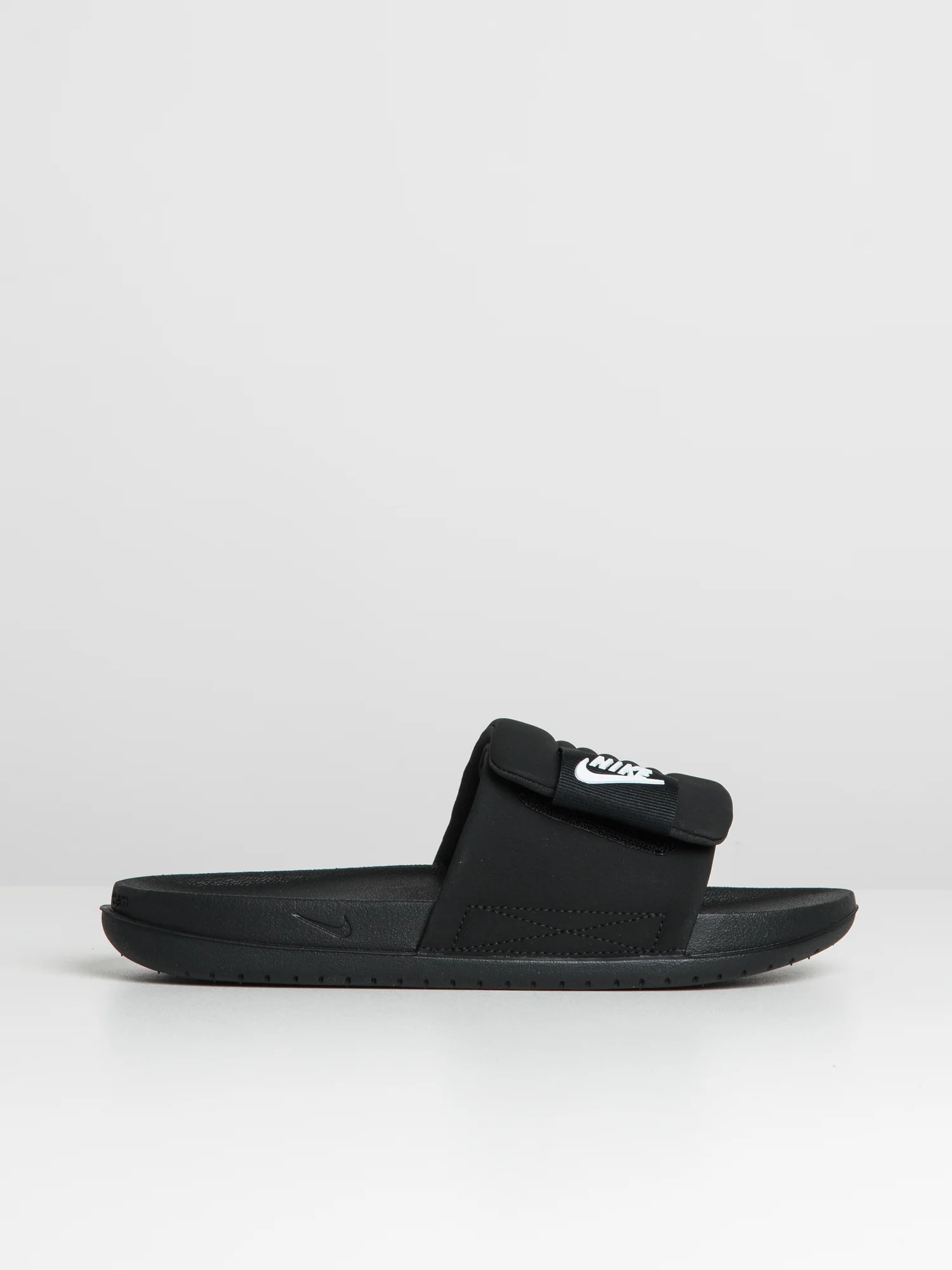 MENS NIKE OFFCOURT ADJUST SLIDES - BLACK/WHITE