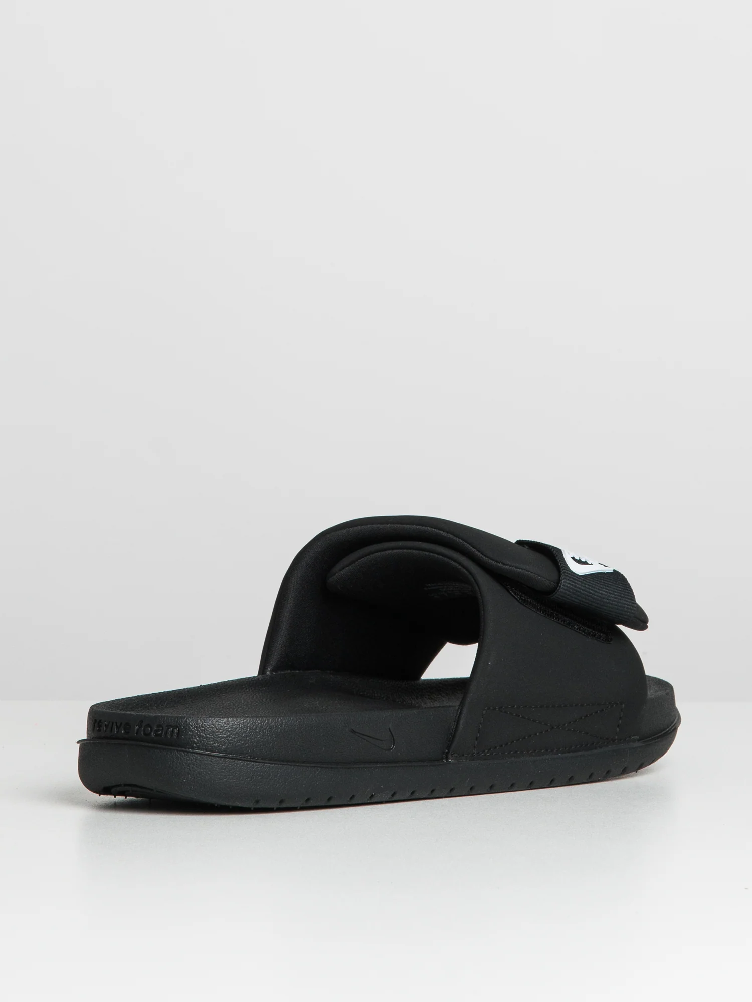 MENS NIKE OFFCOURT ADJUST SLIDES - BLACK/WHITE - Image 3
