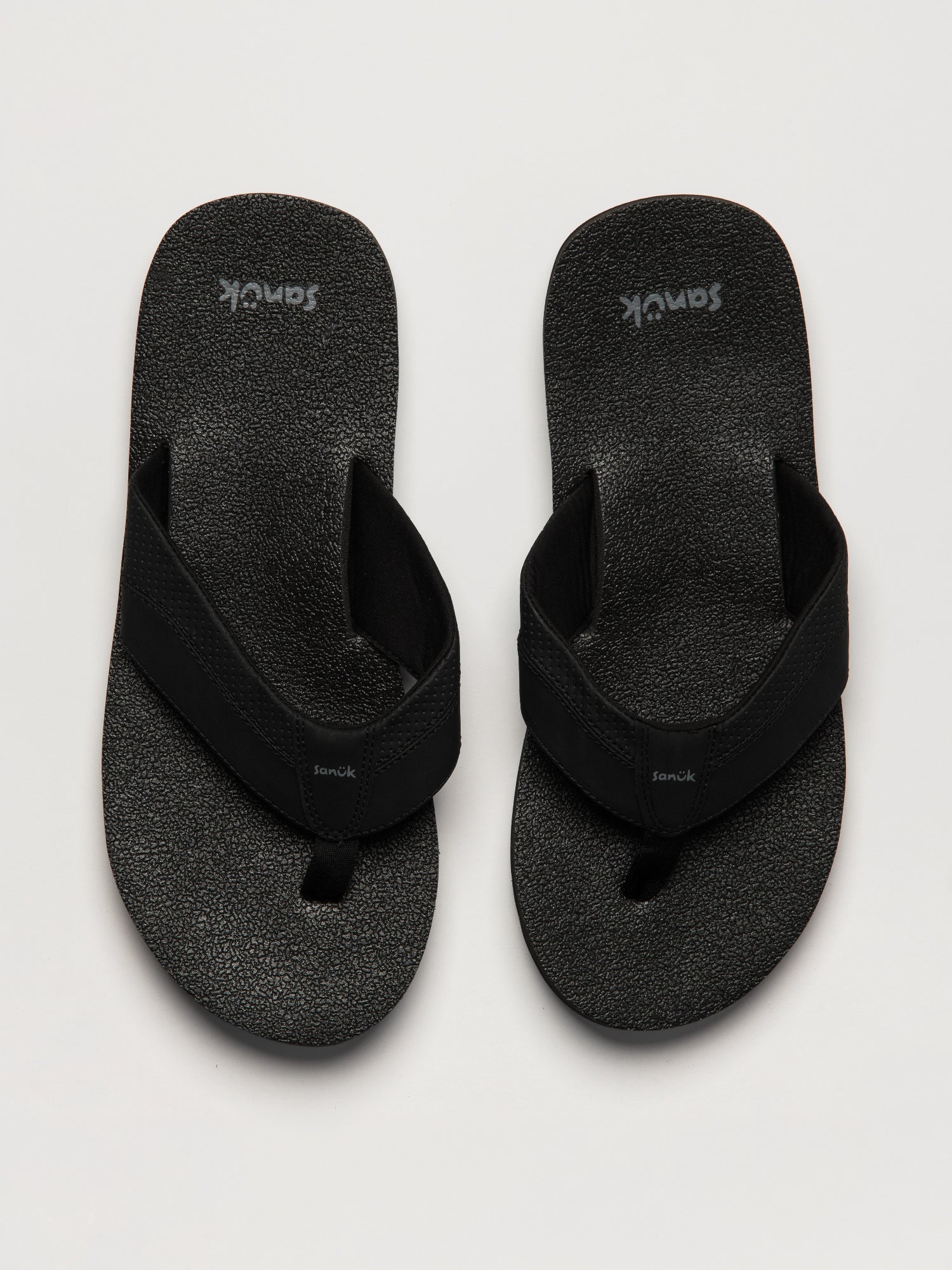 MENS SANUK BEER COZY IV SANDALS - BLACK - Image 2