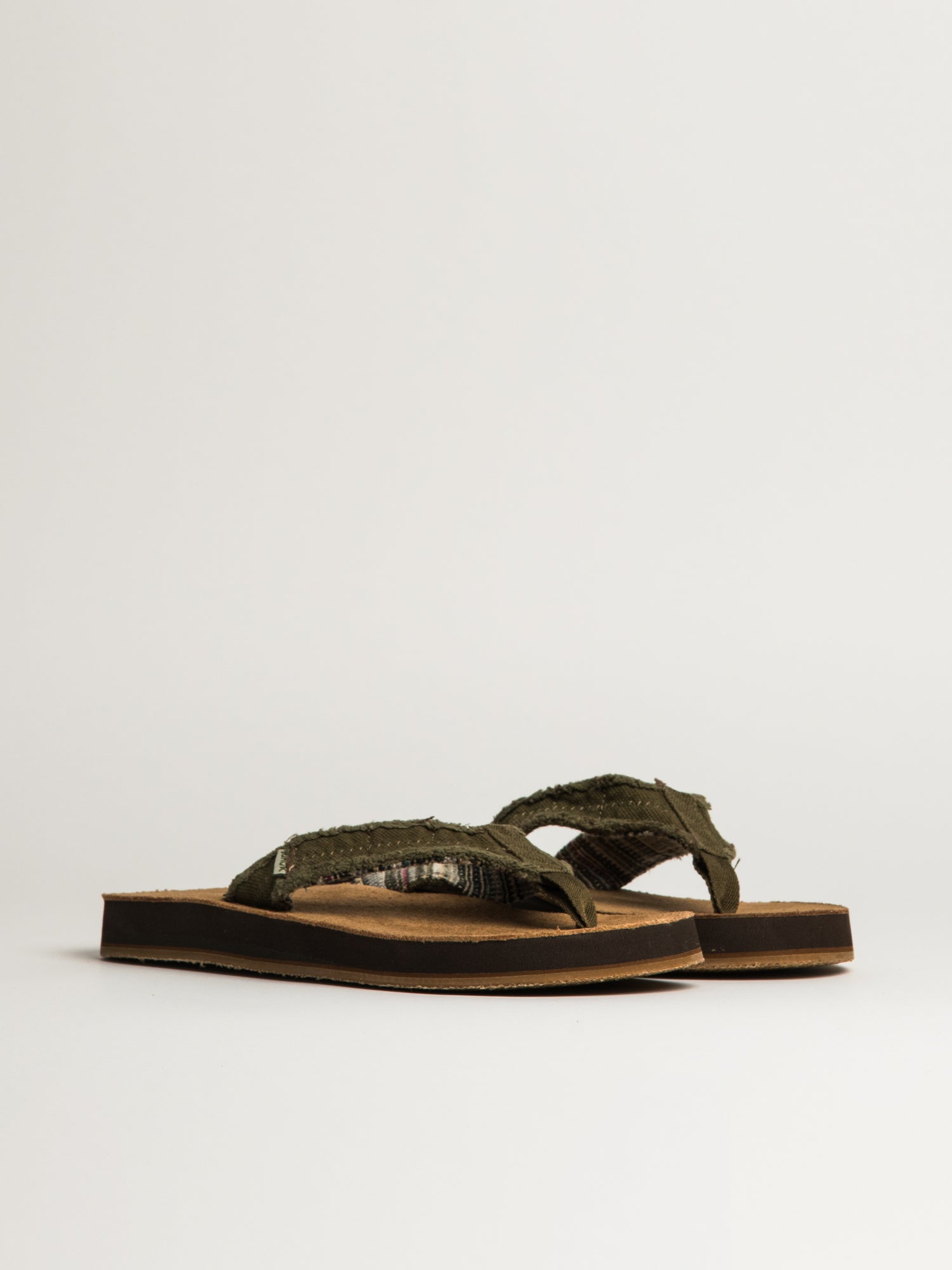 MENS SANUK FRAID NOT - DARK OLIVE - Image 3