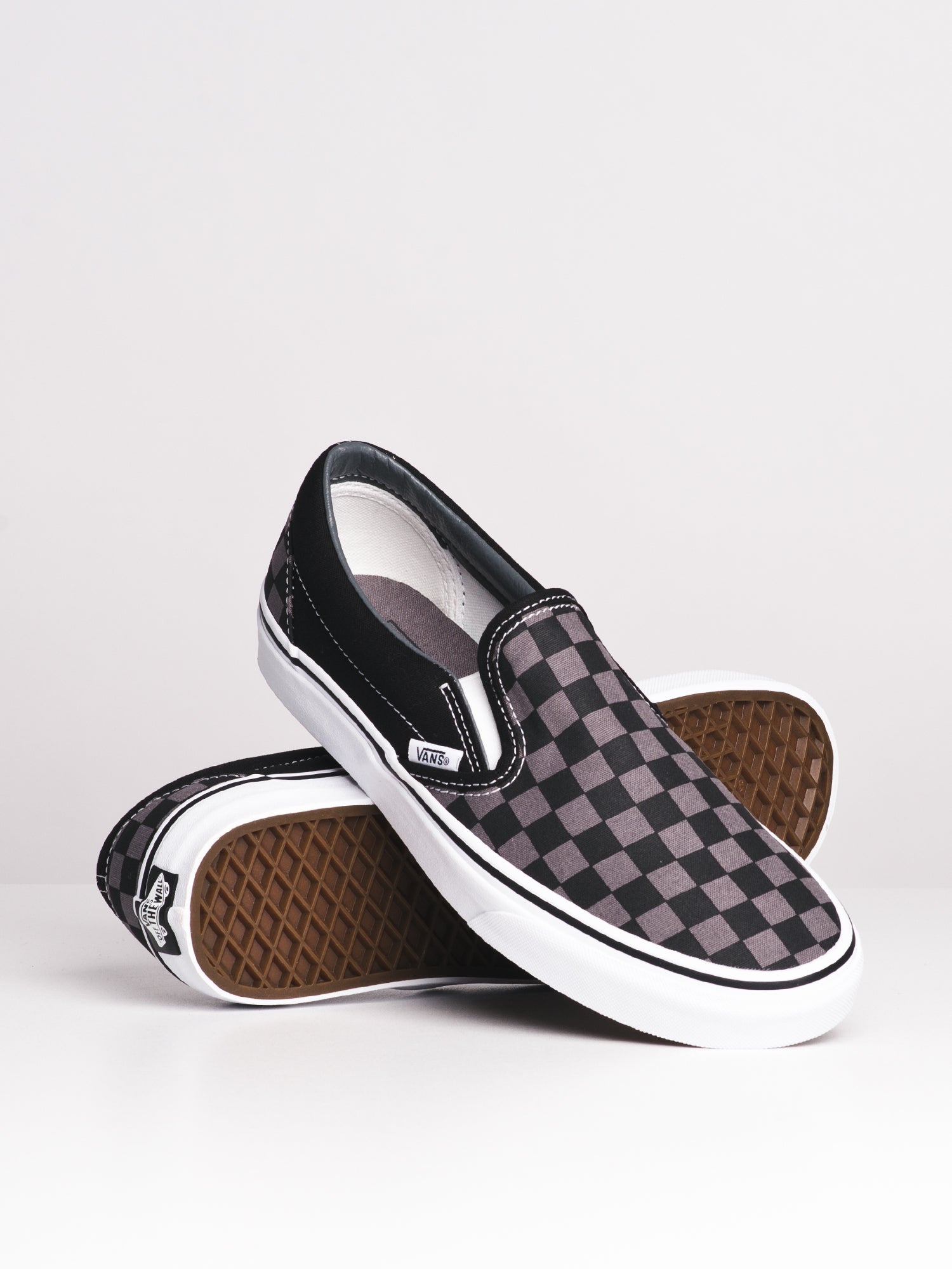 MENS VANS CLASSIC SLIP-ON CHECKERBOARD CANVAS SHOES - Image 2