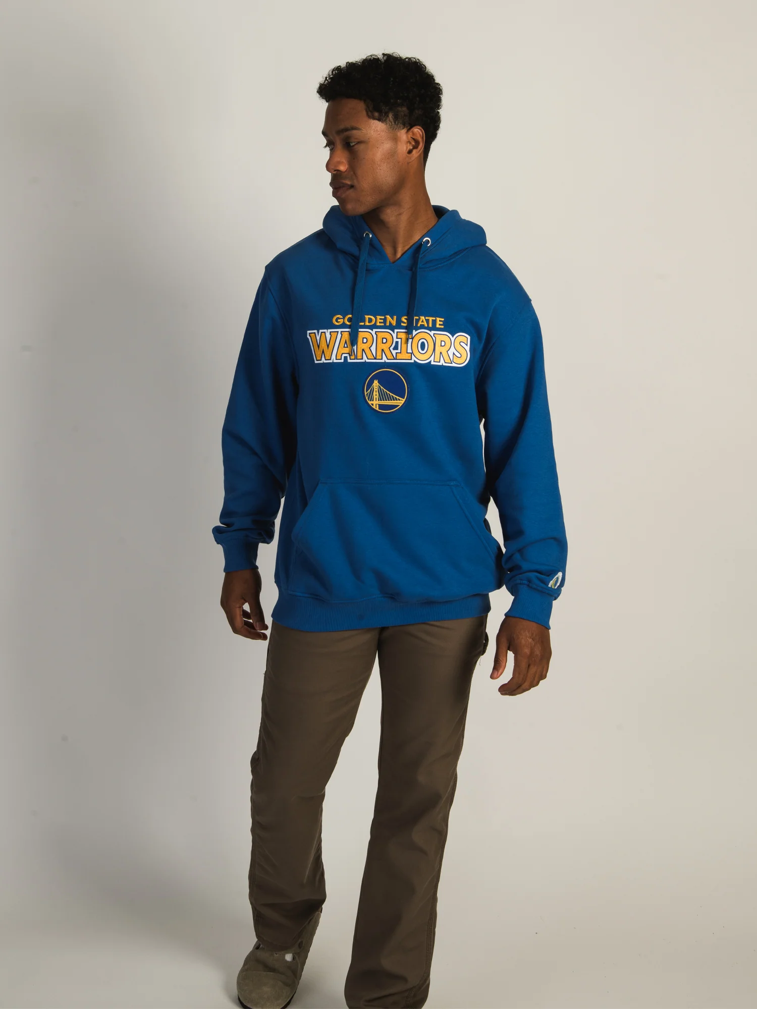 NBA GOLDEN STATE WARRIORS HARDWOOD PULL OVER HOODIE - Image 2