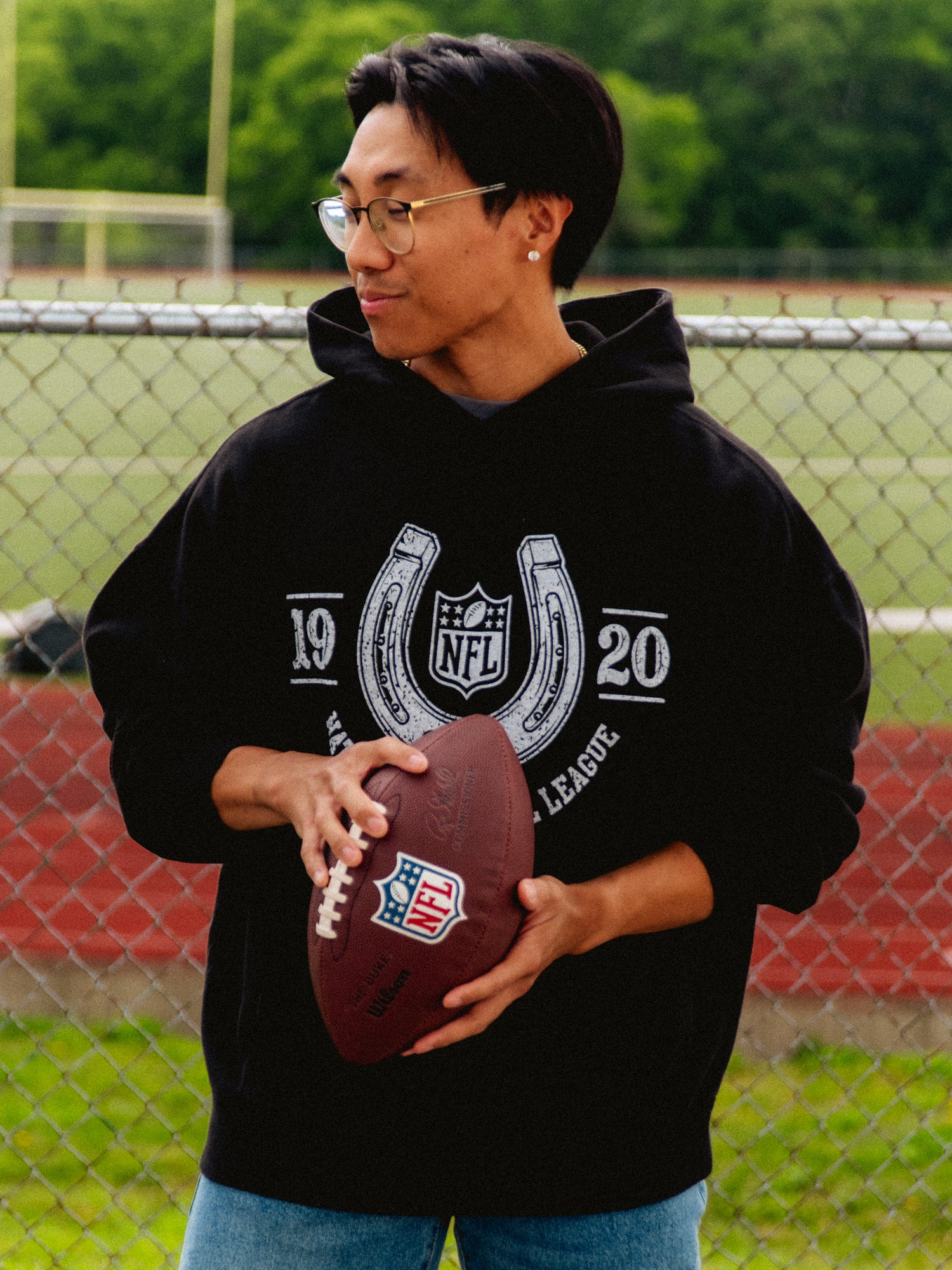 NFL VINTAGE HORSESHOE HOODIE