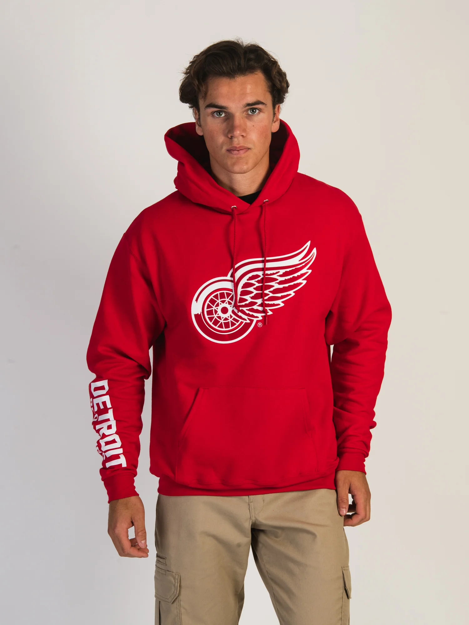 NHL DETROIT RED WINGS CENTER ICE PULL OVER HOODIE - Image 2
