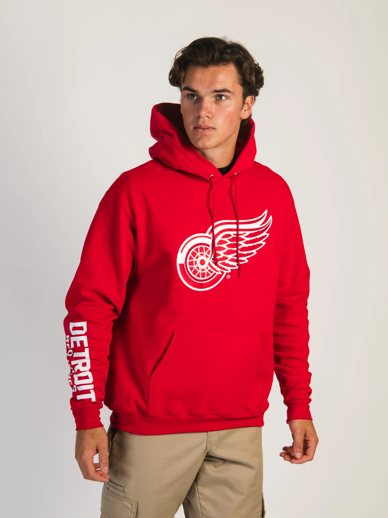NHL DETROIT RED WINGS CENTER ICE PULL OVER HOODIE - Image 3