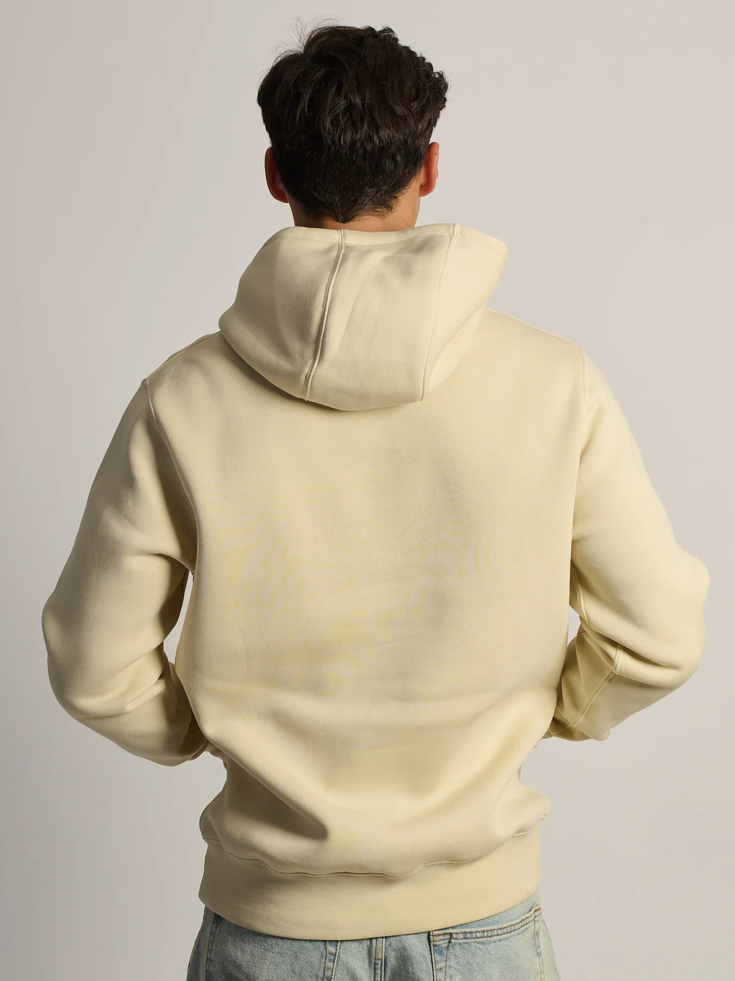 NIKE CLUB CHENILLE PULL OVER HODDIE - LIGHT KHAKI - Image 5