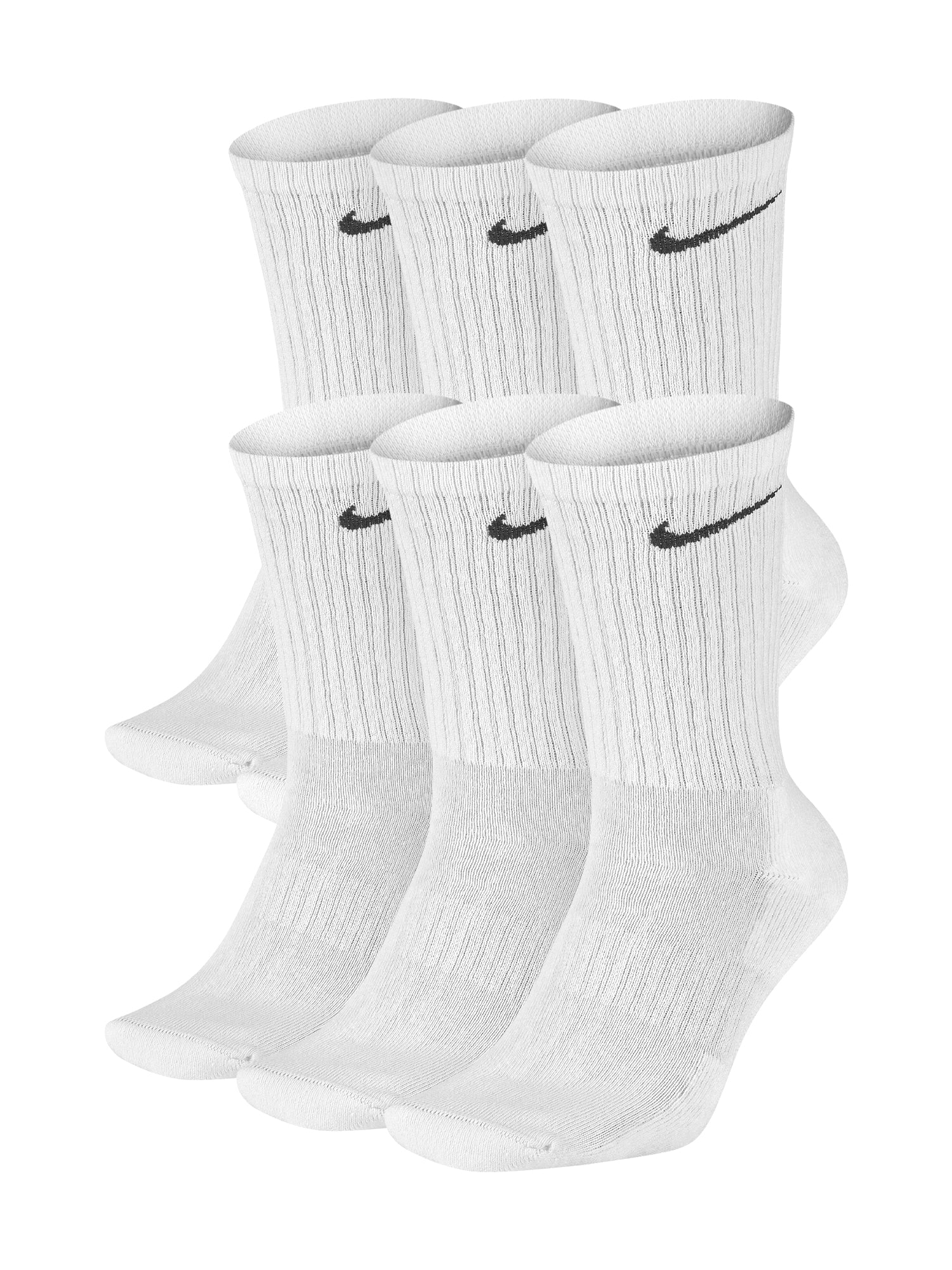NIKE EVERYDAY CUSHIONED 6 PACK SOCKS - Image 2