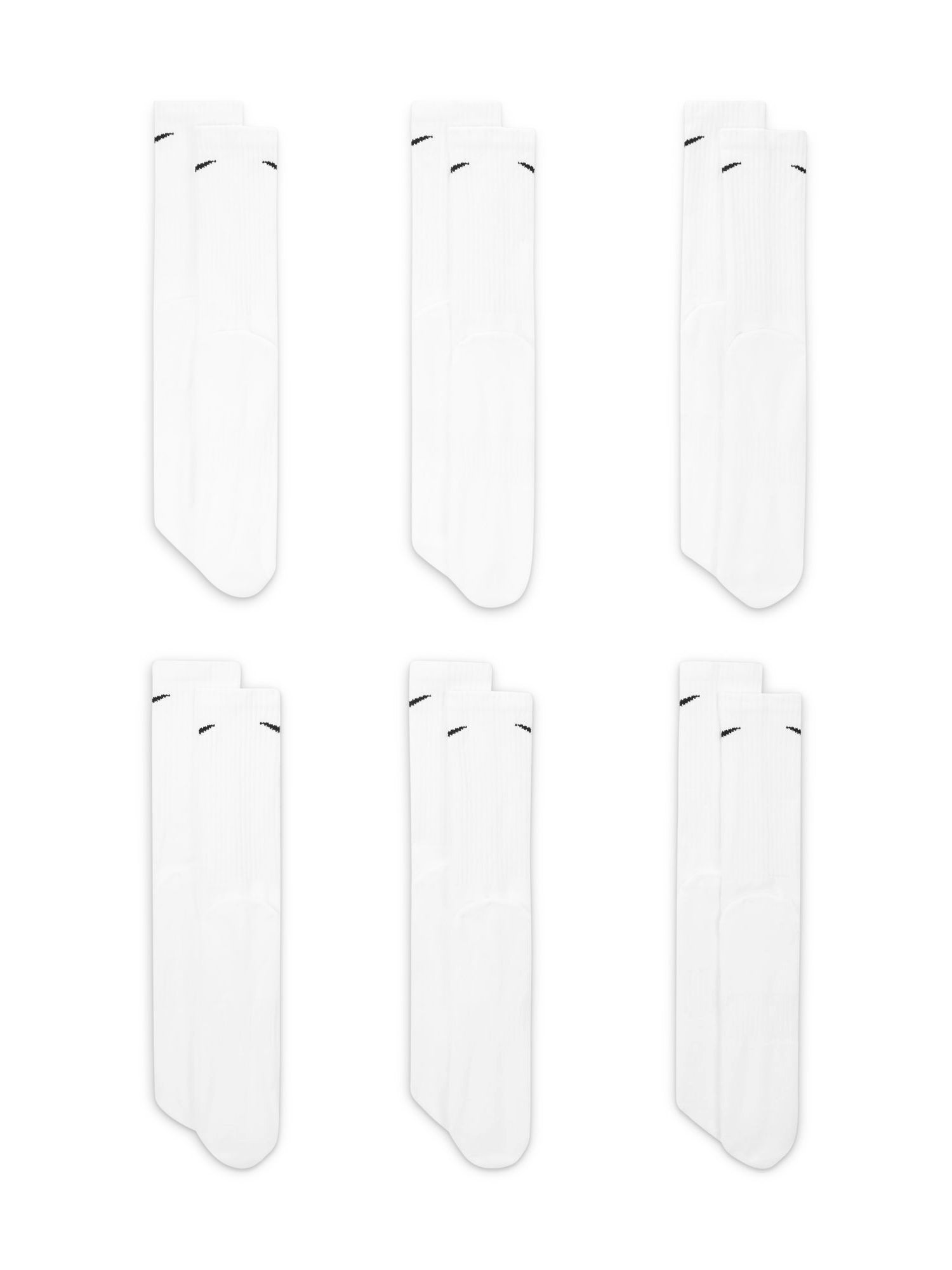 NIKE EVERYDAY CUSHIONED 6 PACK SOCKS - Image 5