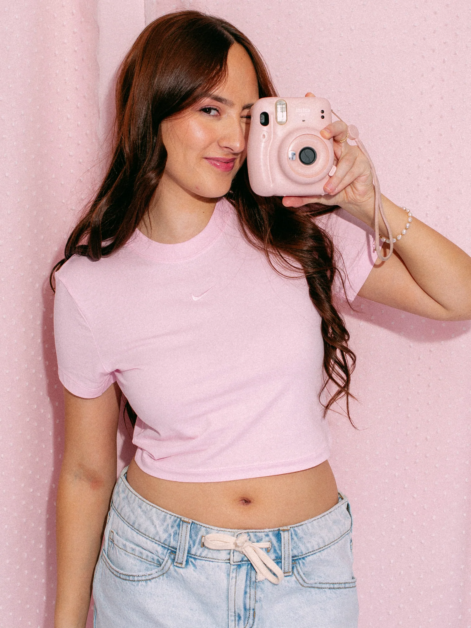 NIKE SPORTSWEAr CHILL KNIT CROP - PINK