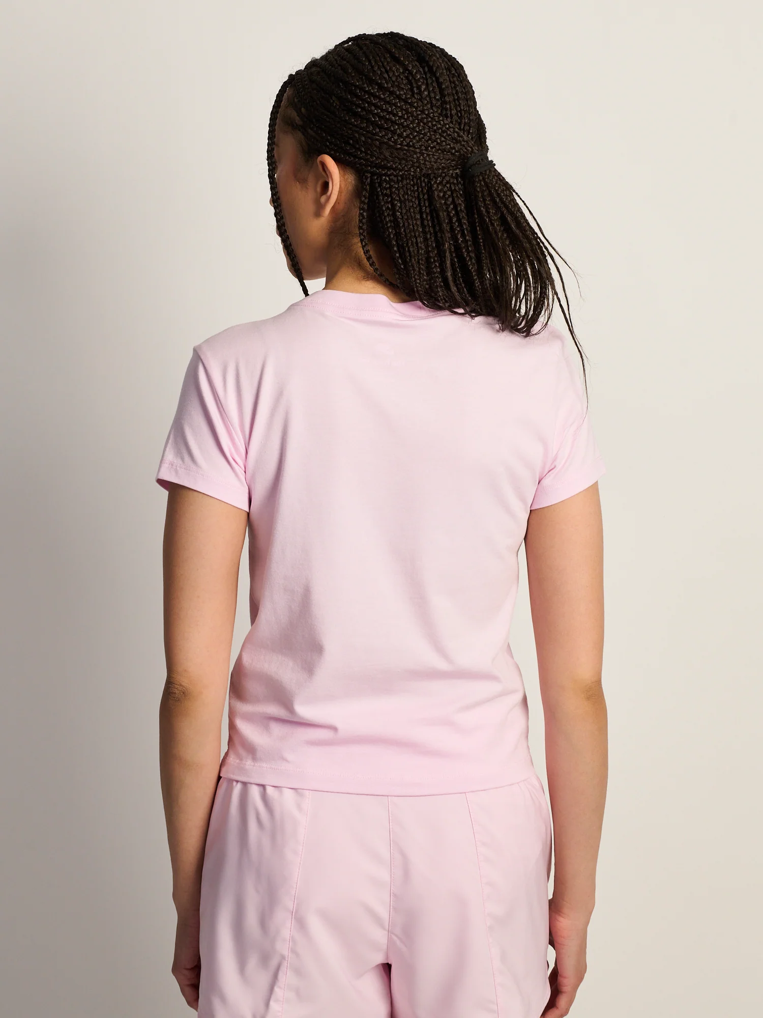 NIKE SPORTSWEAR CHILL KNIT MID CROP TOP - PINK - Image 4