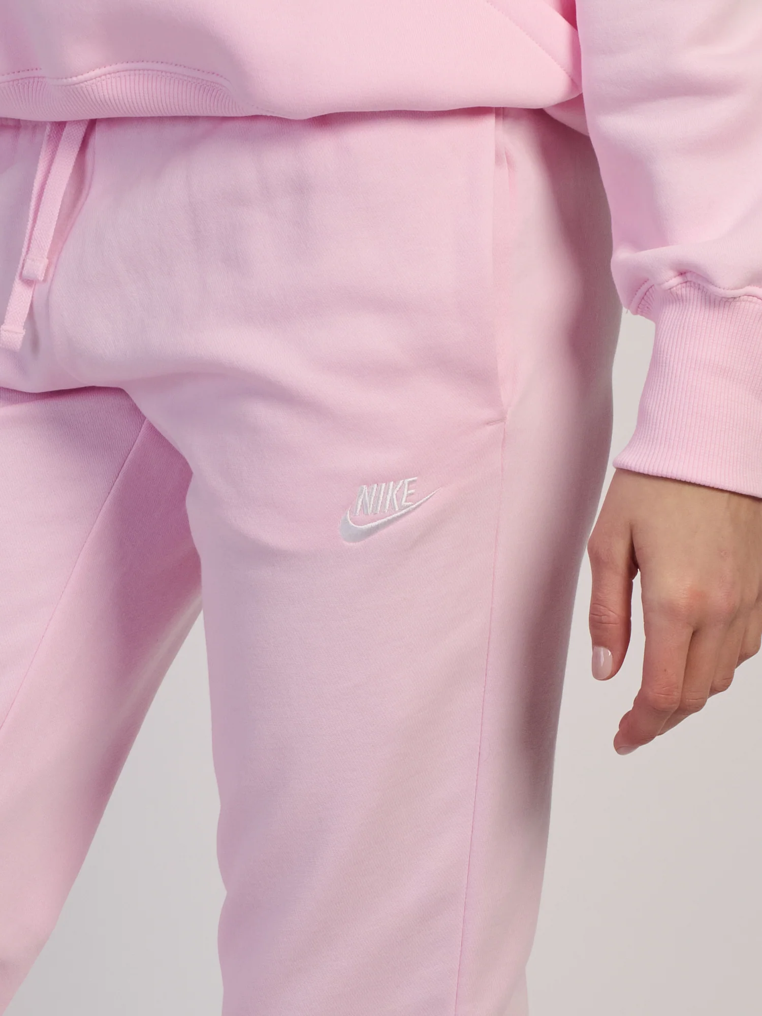 NIKE SPORTSWEAR CLUB FLEECE MID RISE PANT STD - PINK - Image 4