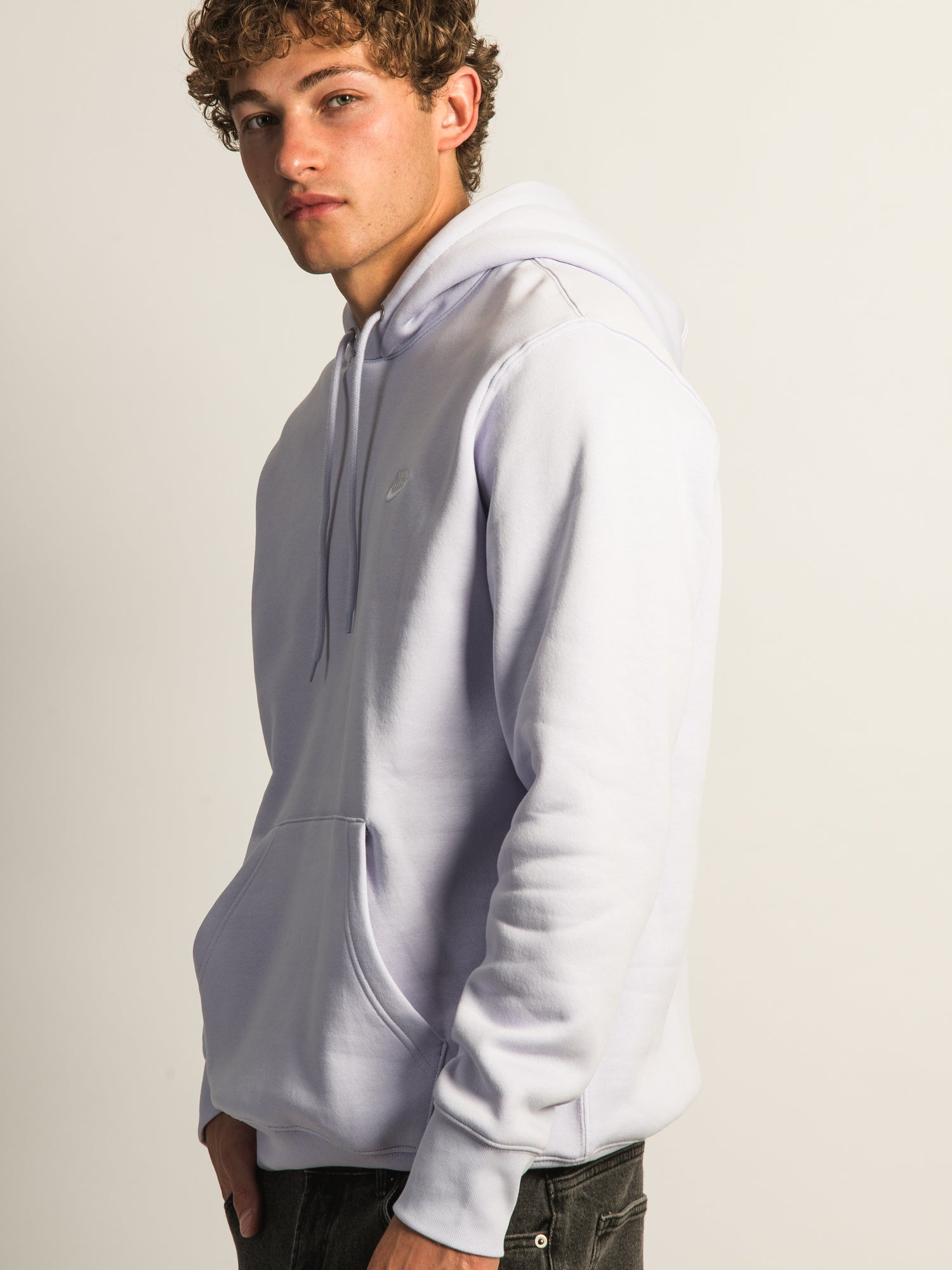 NIKE SPORTSWEAR CLUB PULL OVER HOODIE - AMETHYST - Image 3