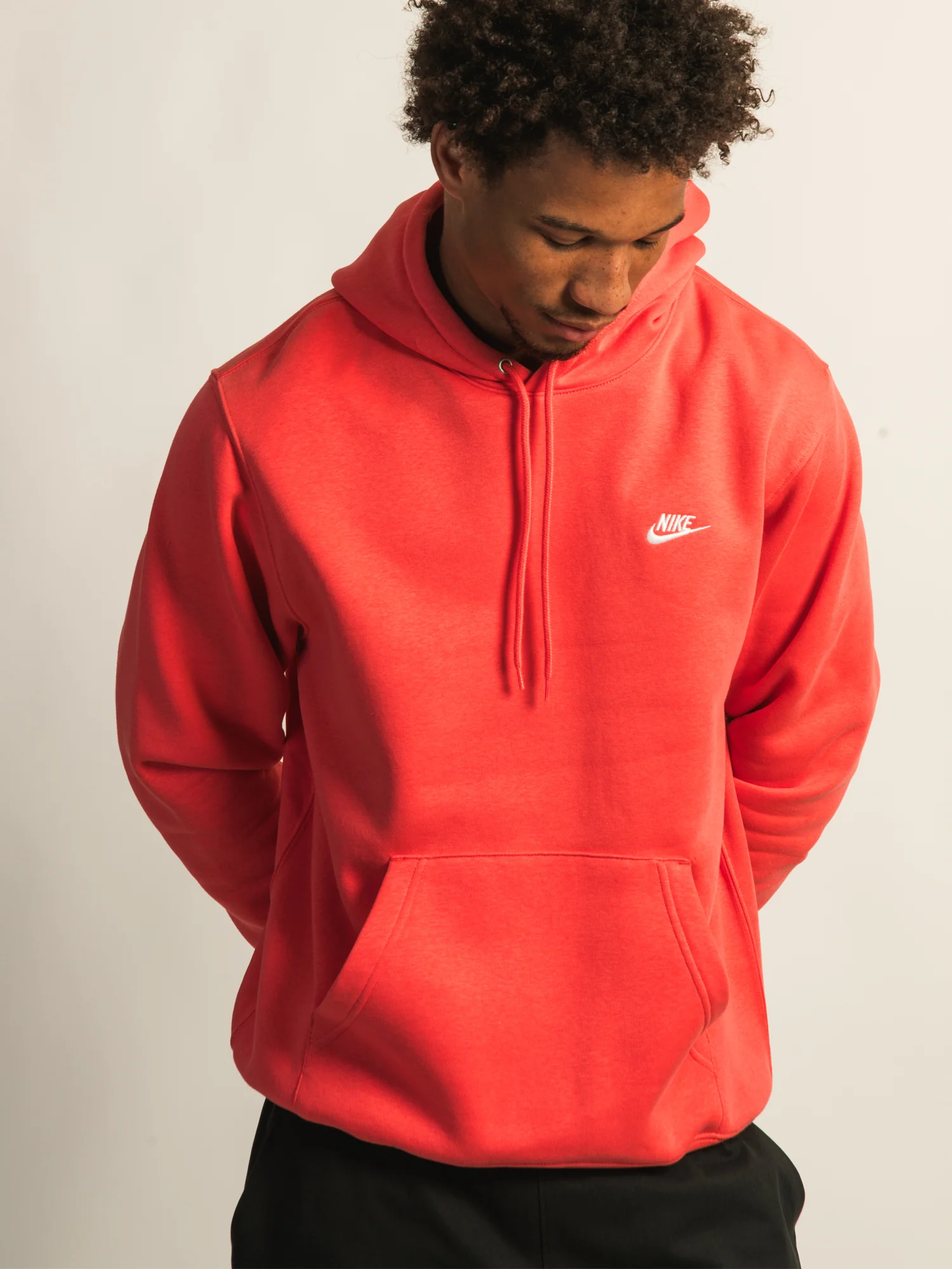 NIKE SPORTSWEAR CLUB PULL OVER HOODIE - MAGIC EMBER - Image 3