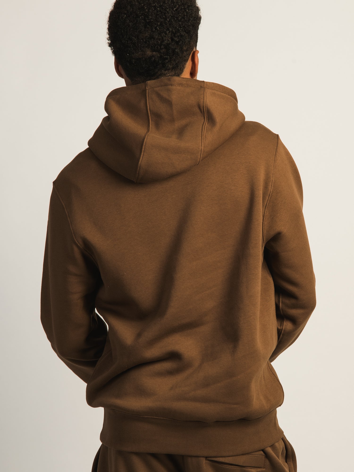 NIKE SPORTSWEAR CLUB PULLOVER HOODIE - BROWN - Image 6