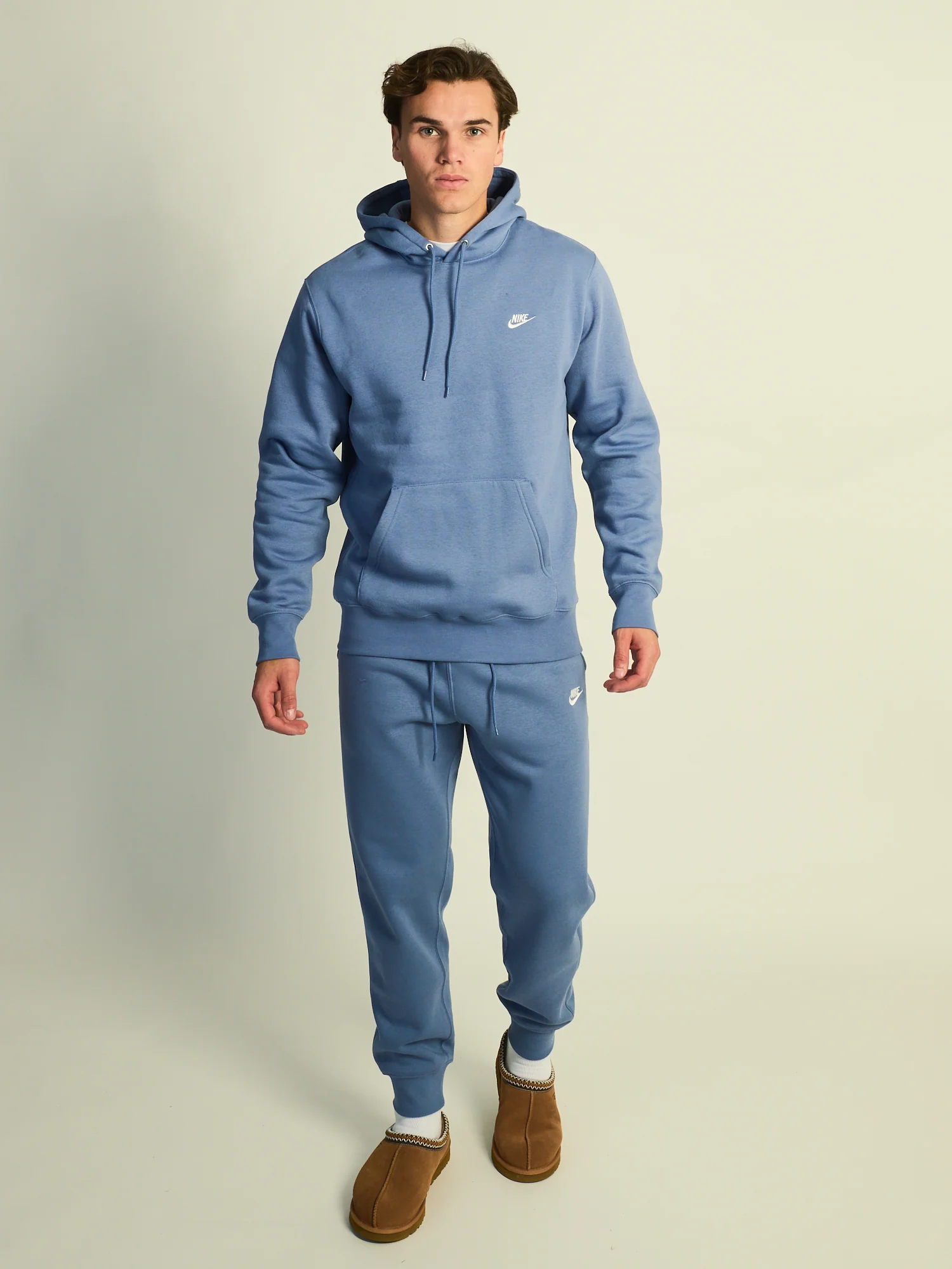 NIKE SPORTSWEAR CLUB PULLOVER HOODIE - INDIGO - Image 3