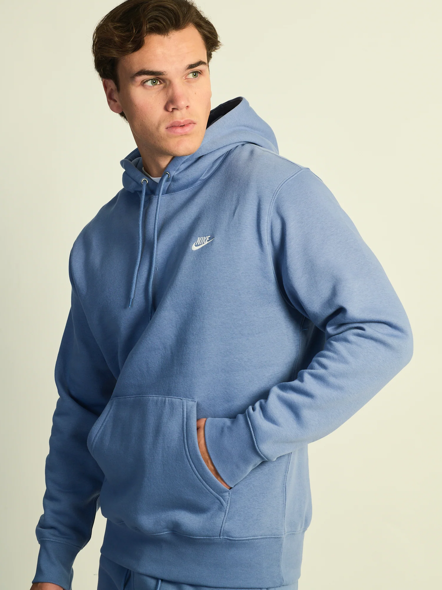 NIKE SPORTSWEAR CLUB PULLOVER HOODIE - INDIGO - Image 4