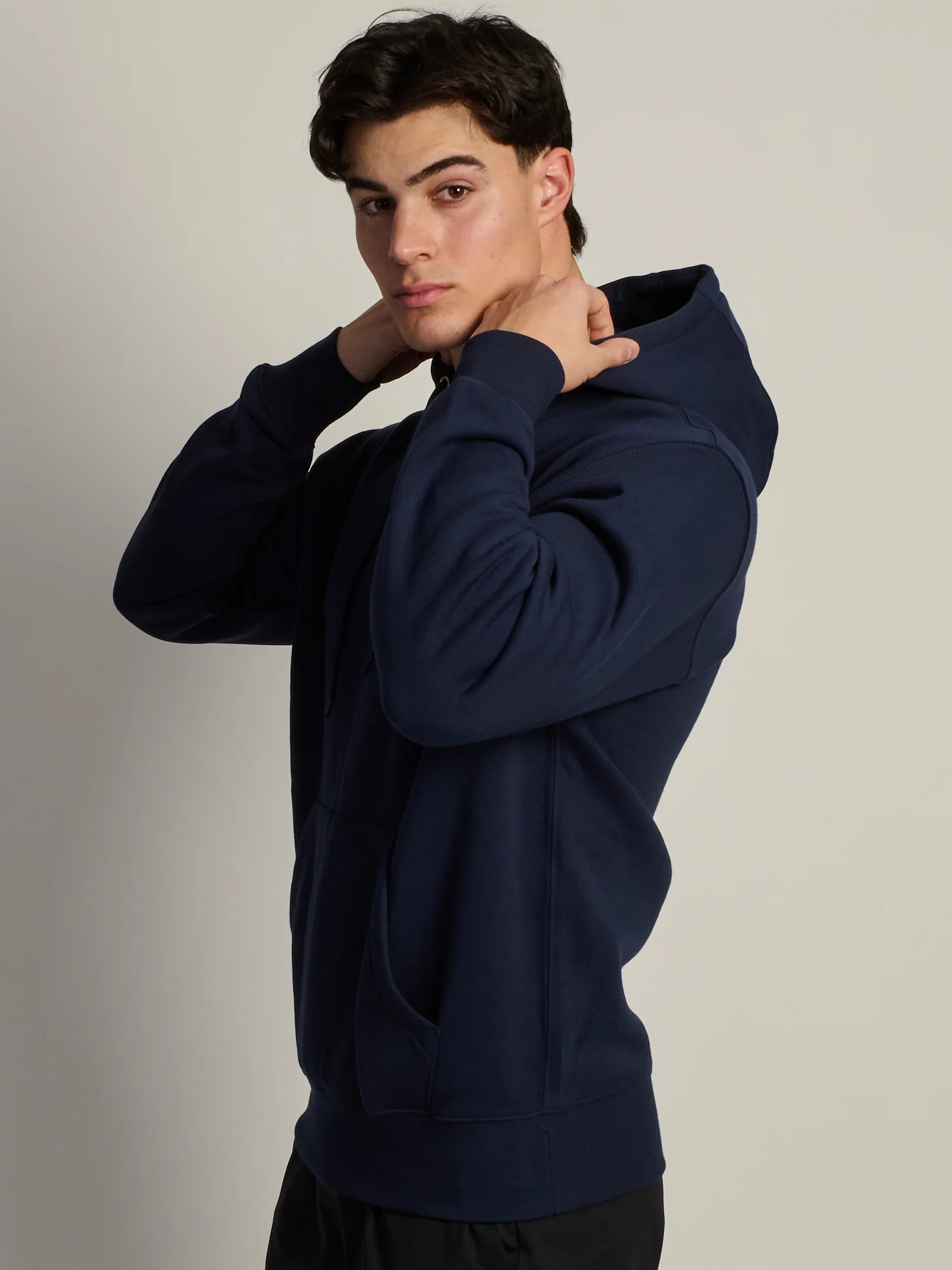 NIKE SPORTSWEAR CLUB PULLOVER HOODIE - OBSIDIAN - Image 4