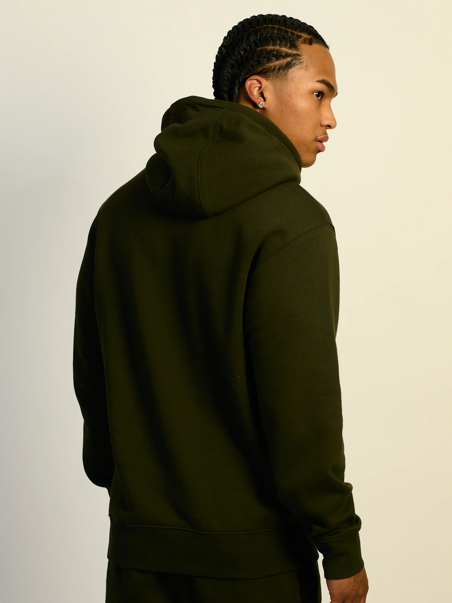 NIKE SPORTSWEAR CLUB PULLOVER HOODIE - SEQUOIA - Image 5