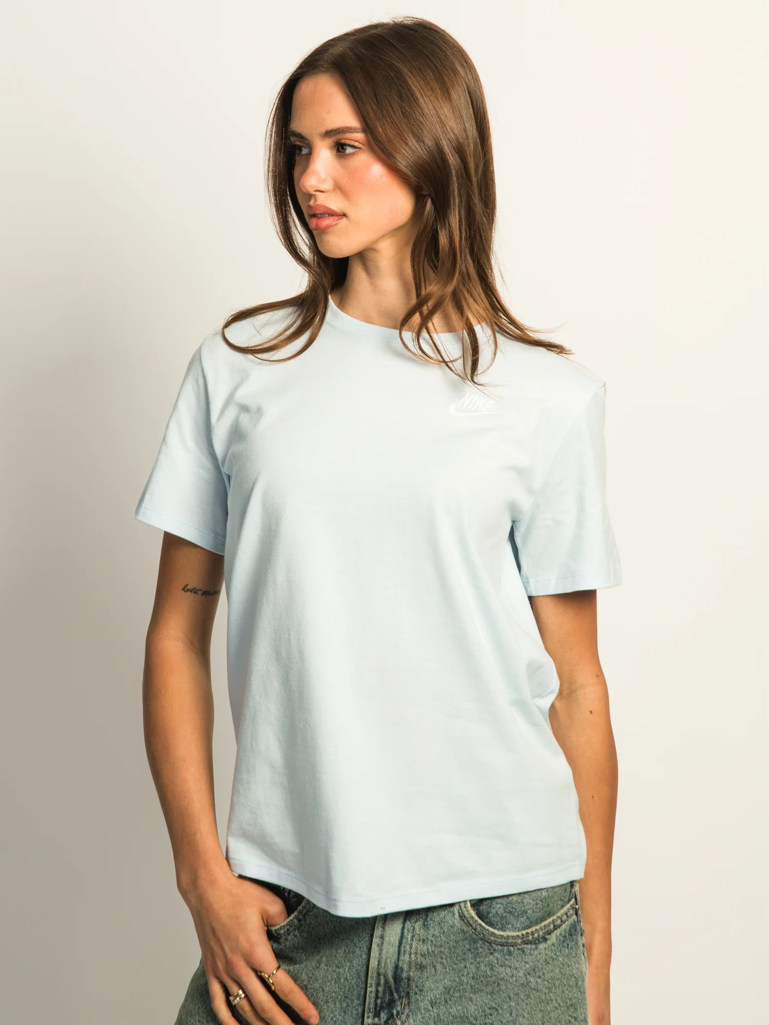 NIKE SPORTSWEAR CLUB T-SHIRT - BLUE - Image 2