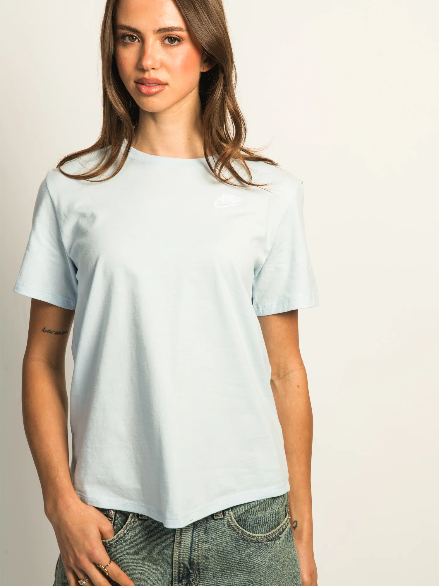 NIKE SPORTSWEAR CLUB T-SHIRT - BLUE - Image 3