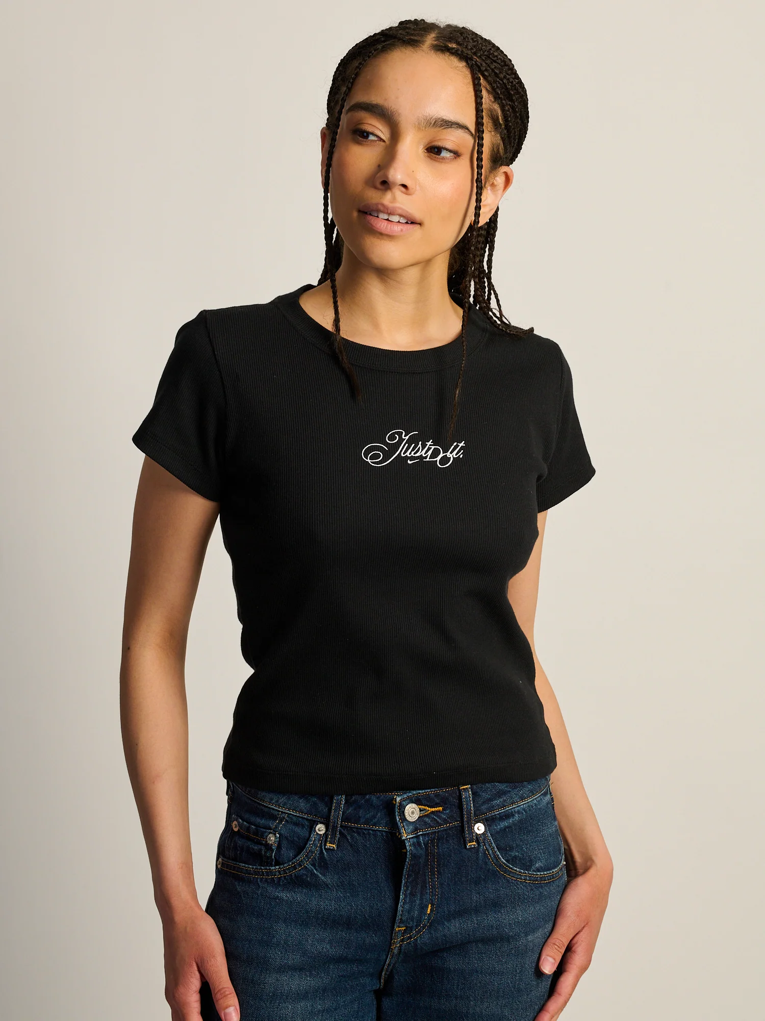 NIKE SPORTSWEAR RIB MOD CROP JDI TEE - Image 2