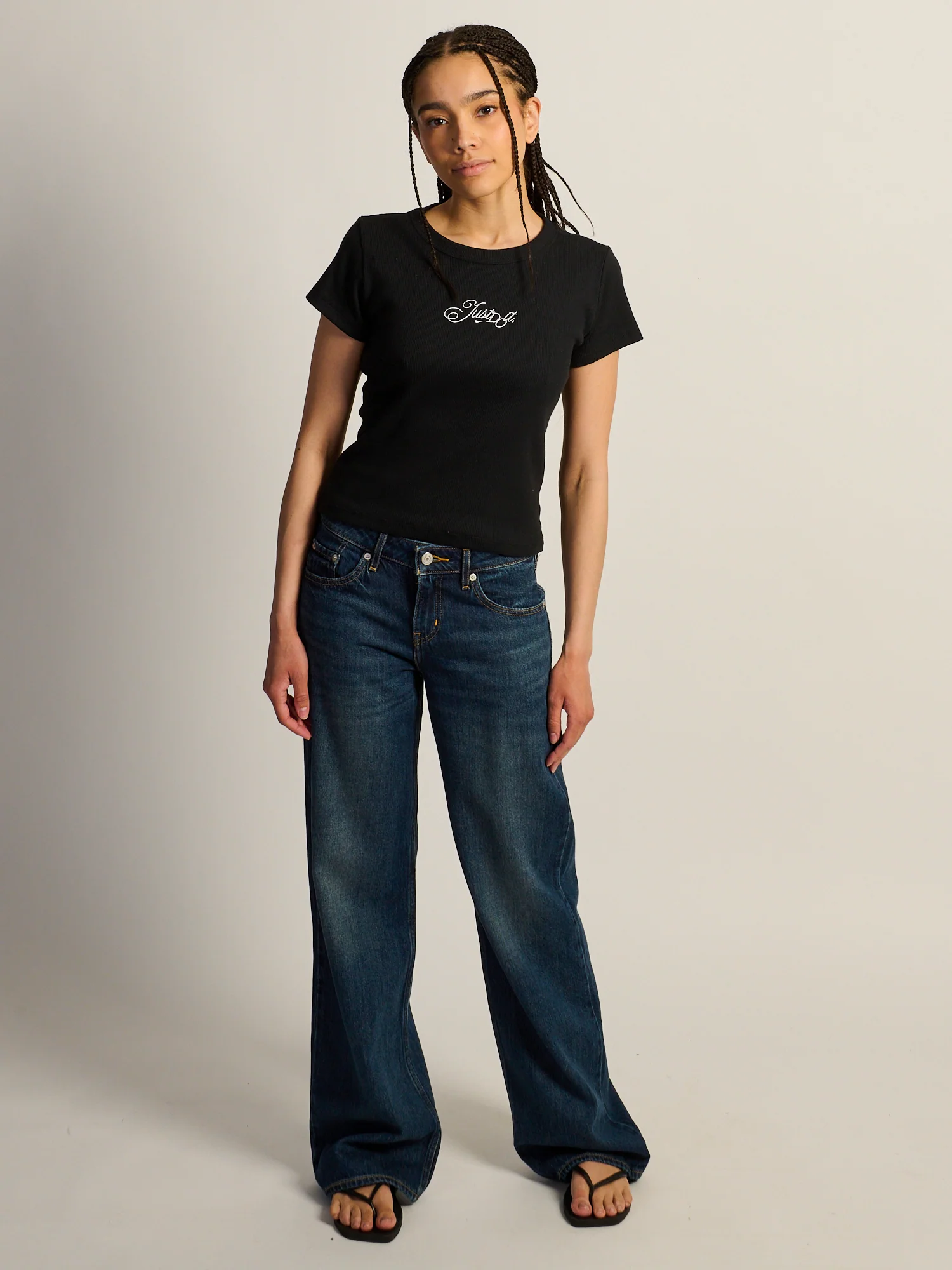 NIKE SPORTSWEAR RIB MOD CROP JDI TEE - Image 3