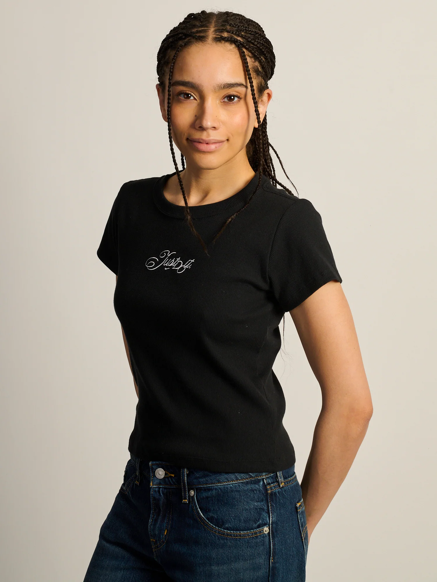 NIKE SPORTSWEAR RIB MOD CROP JDI TEE - Image 4