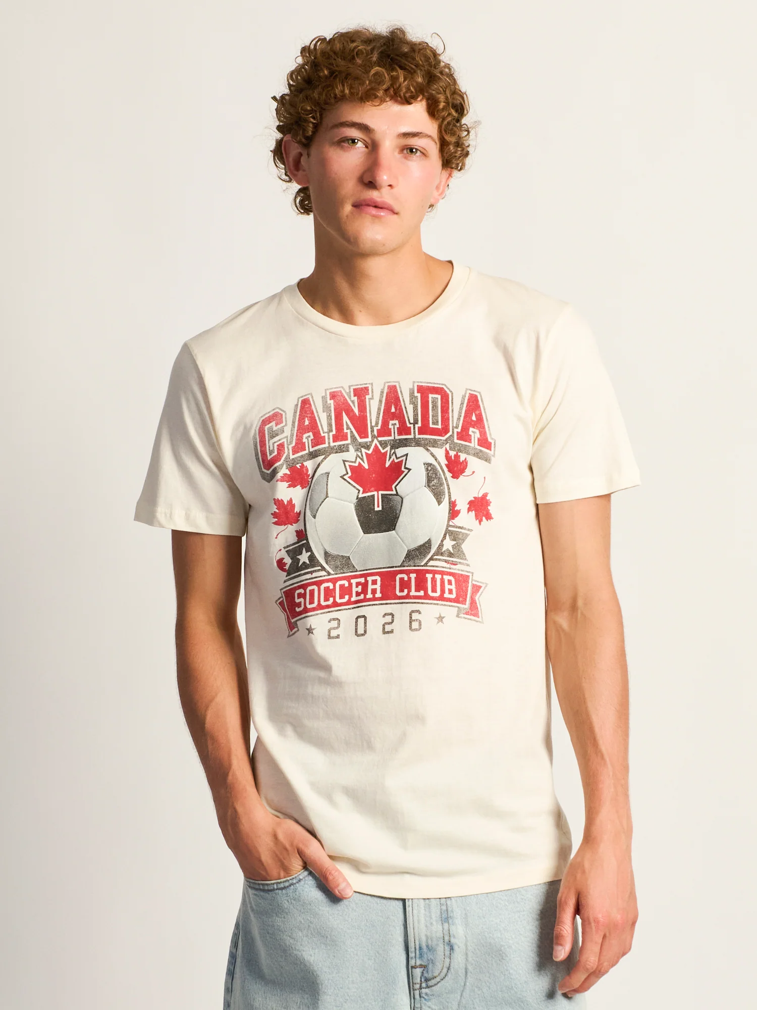 CANADA SOCCER TEE - NATUREL - Image 2