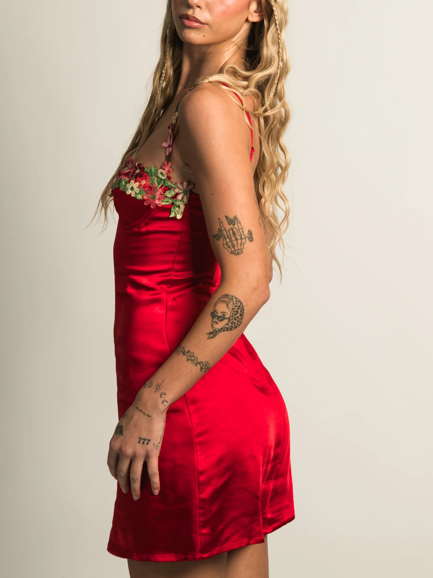 PRINCESS POLLY KENZIE MINI DRESS - RED - Image 4