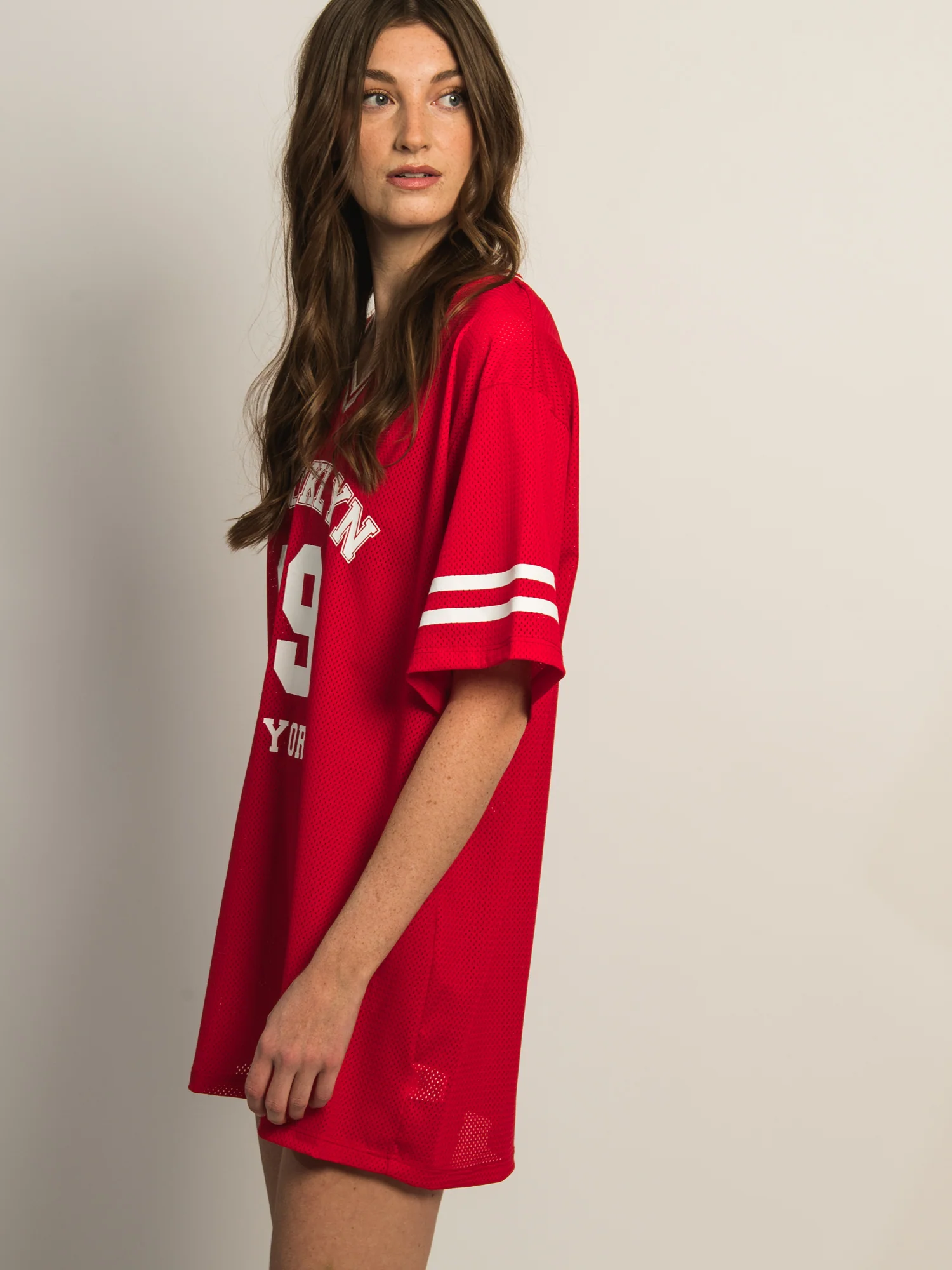 PRINCESS POLLY MICHAIL JERSEY MINI DRESS - RED - Image 4