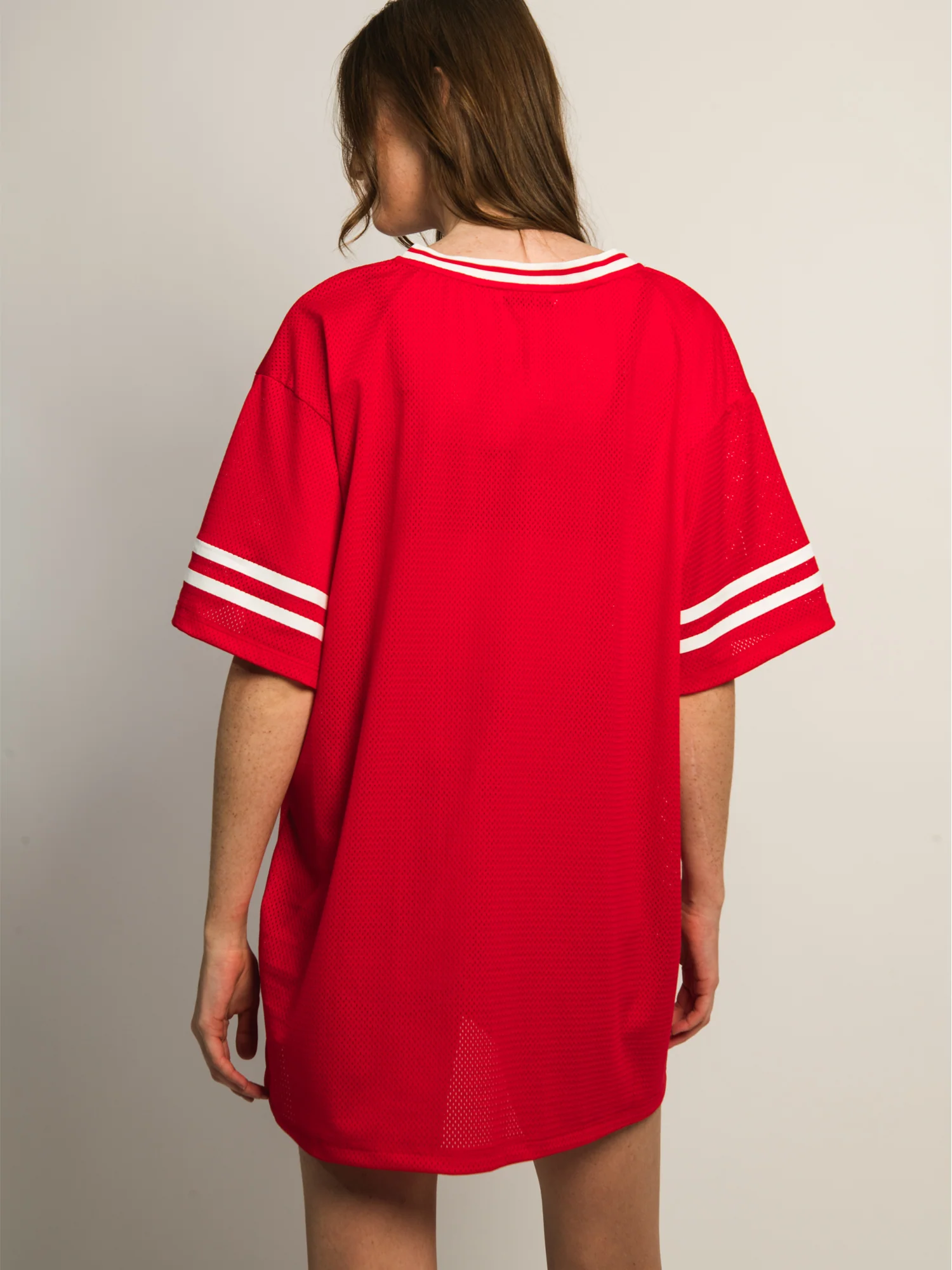 PRINCESS POLLY MICHAIL JERSEY MINI DRESS - RED - Image 6