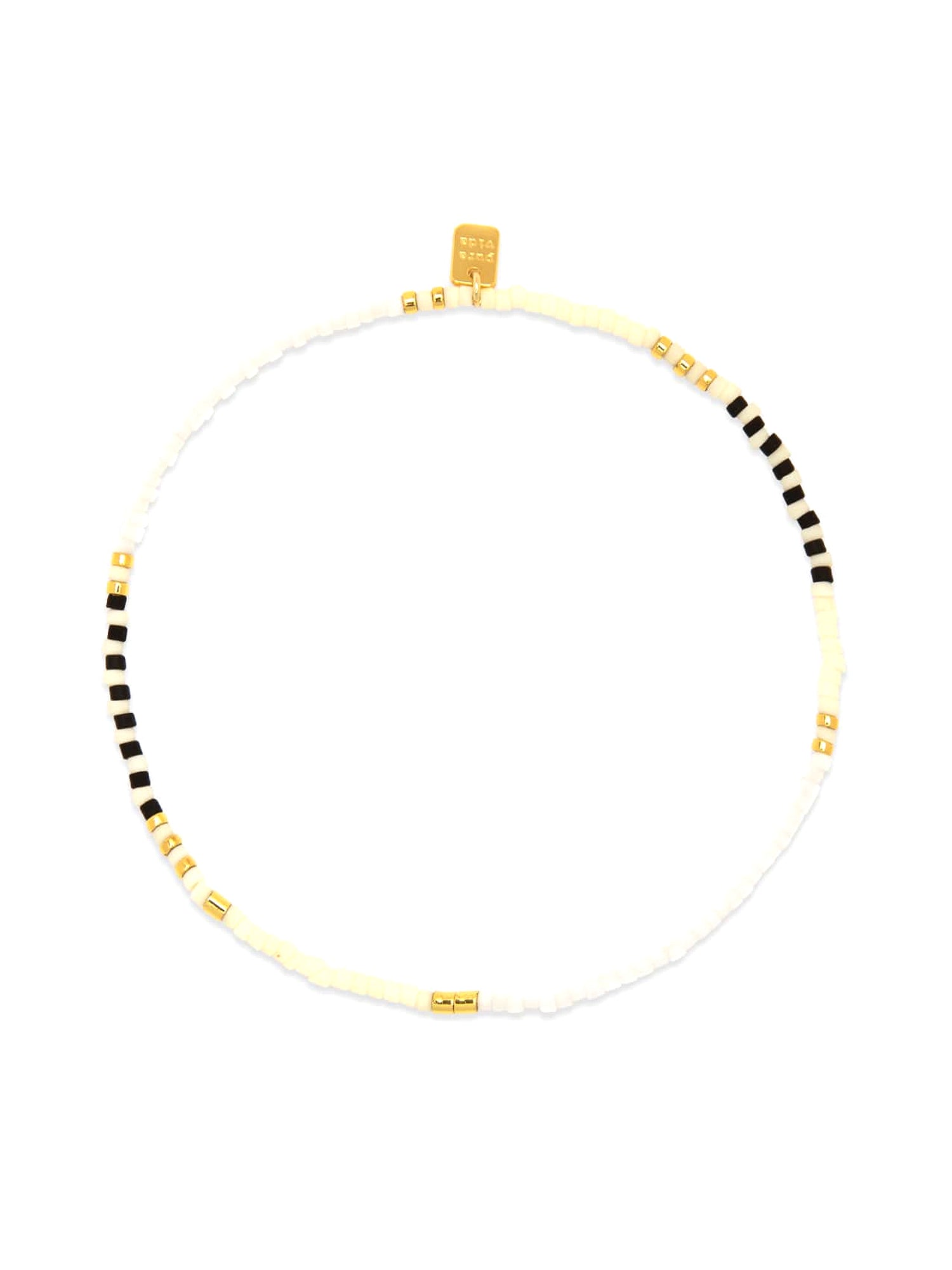 PURA VIDA MIXED SEED BEAD STRETCH ANKLET
