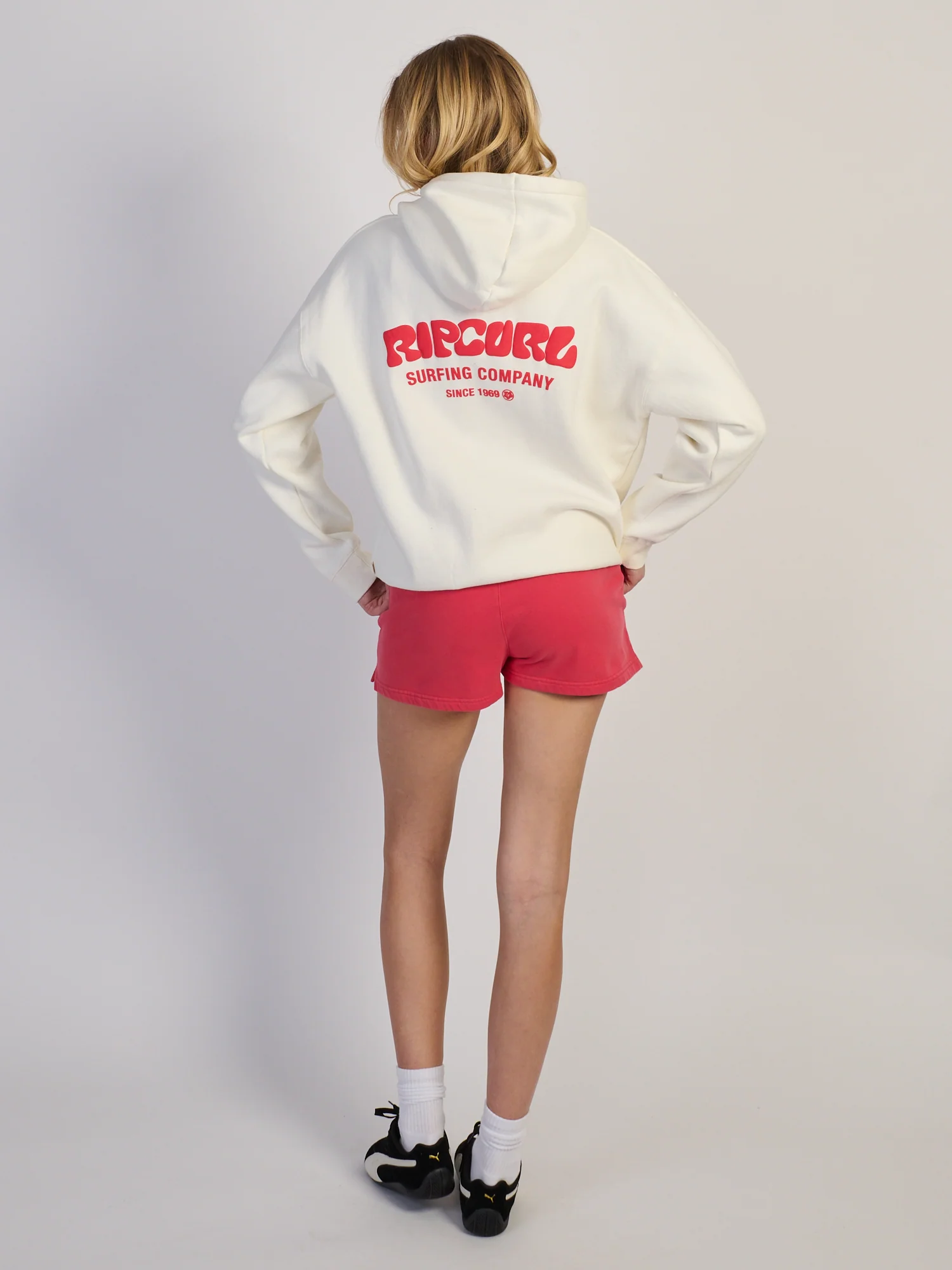 RIP CURL SURF PUFF HERITAGE HOODIE - CAYENNE - Image 2
