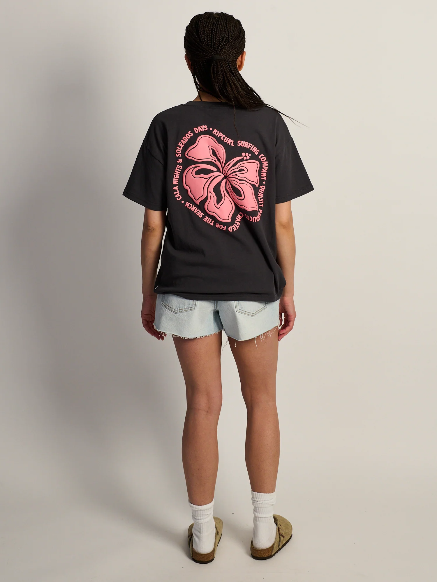 RIP CURL SURF PUFF PARTY PK RELAXED TEE - BLACK - Image 2