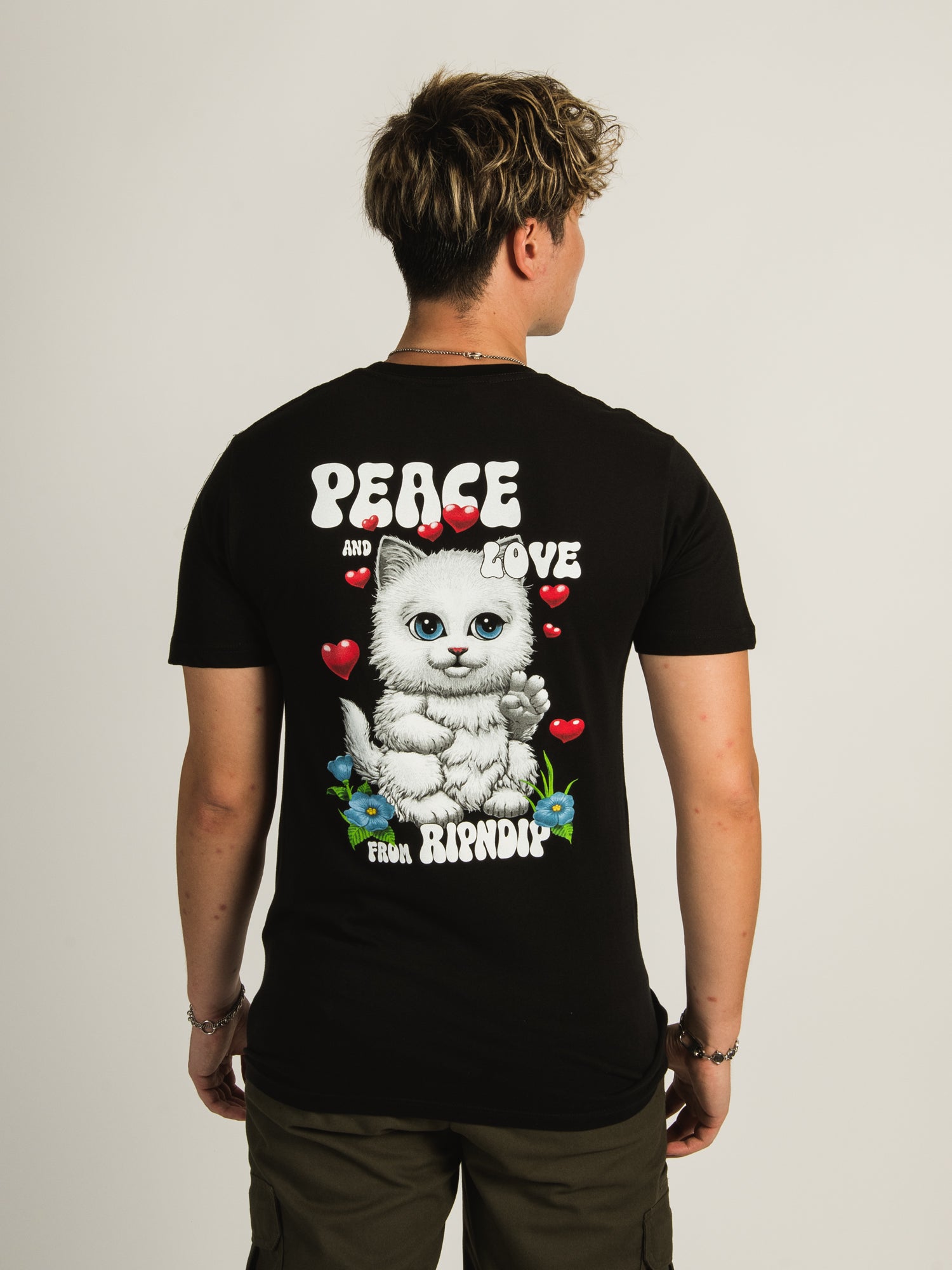 RIP N DIP PEACE & LOVE T-SHIRT - CLEARANCE