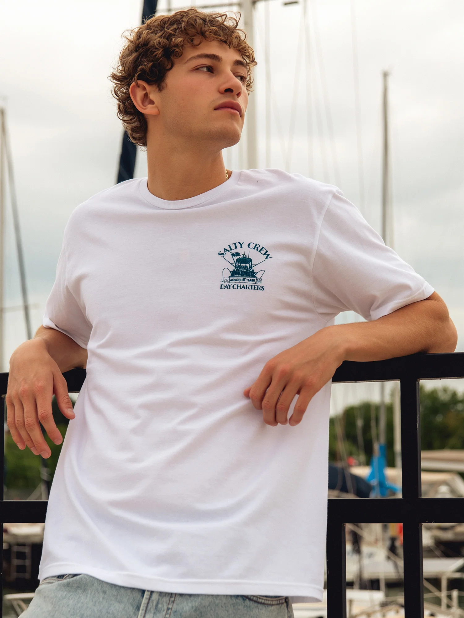 SALTY CREW FISHING CREW T-SHIRT - Image 2