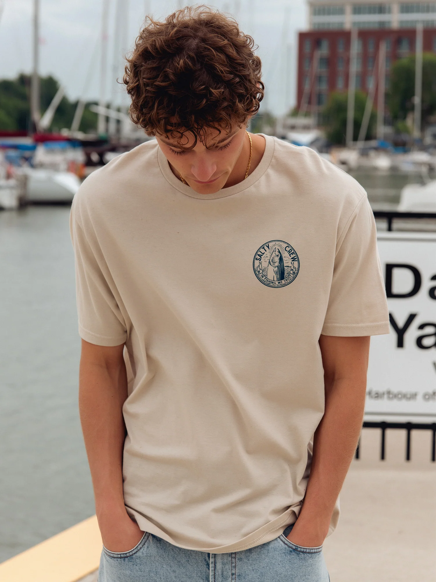 SALTY CREW IN FISHING WE TRUST T-SHIRT - Image 2