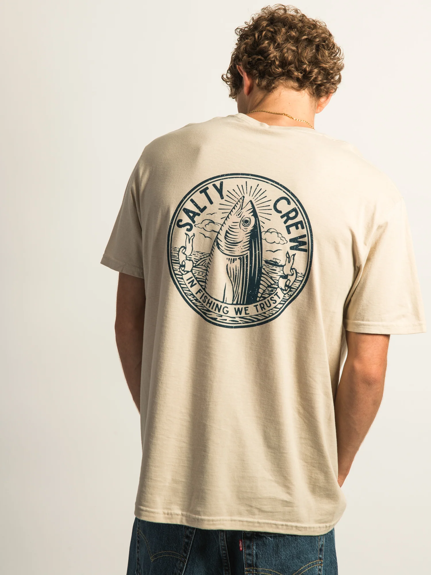 SALTY CREW IN FISHING WE TRUST T-SHIRT - Image 3
