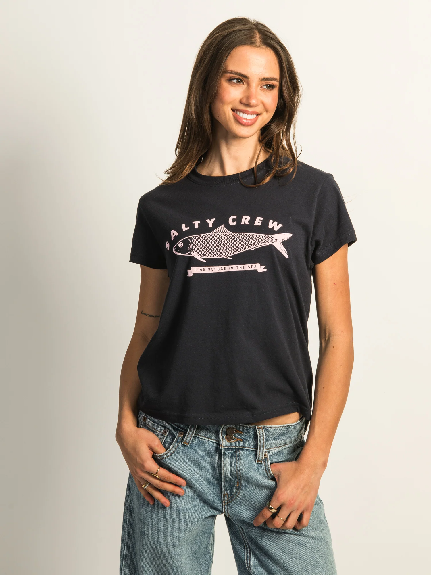 SALTY CREW SAVOR THE SEA MODERN TEE
