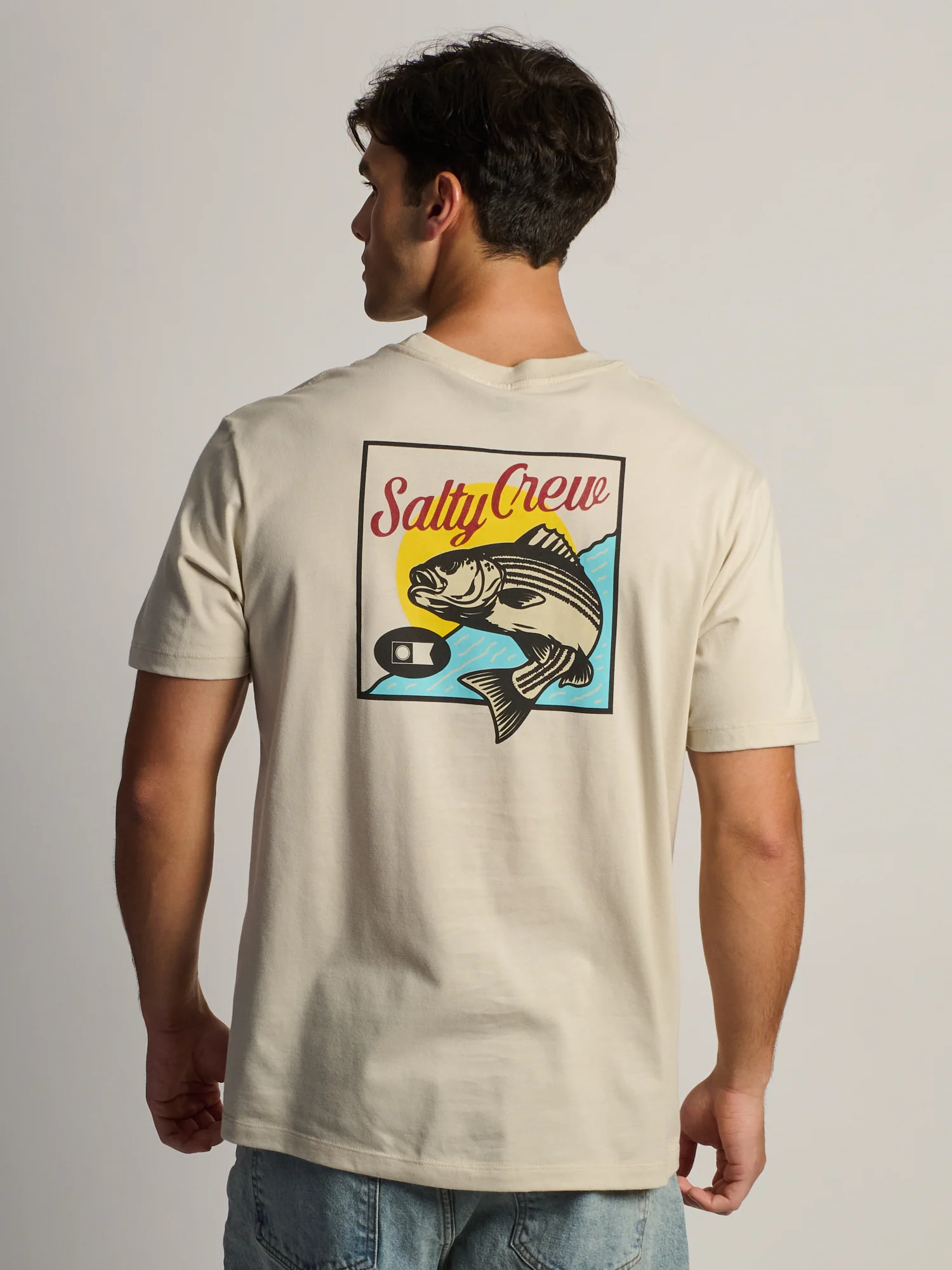SALTY CREW STRIPED T-SHIRT
