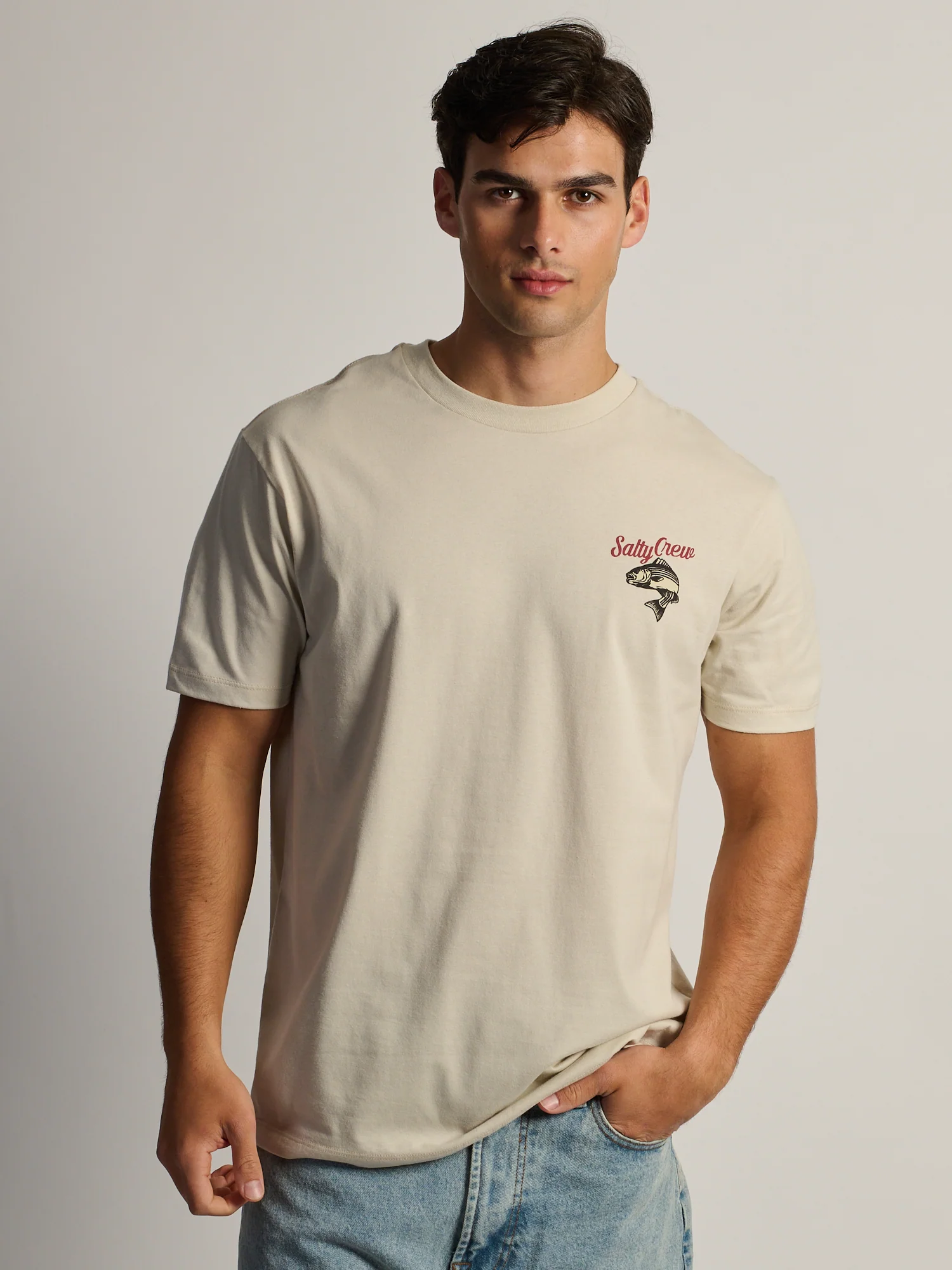 SALTY CREW STRIPED T-SHIRT - Image 3