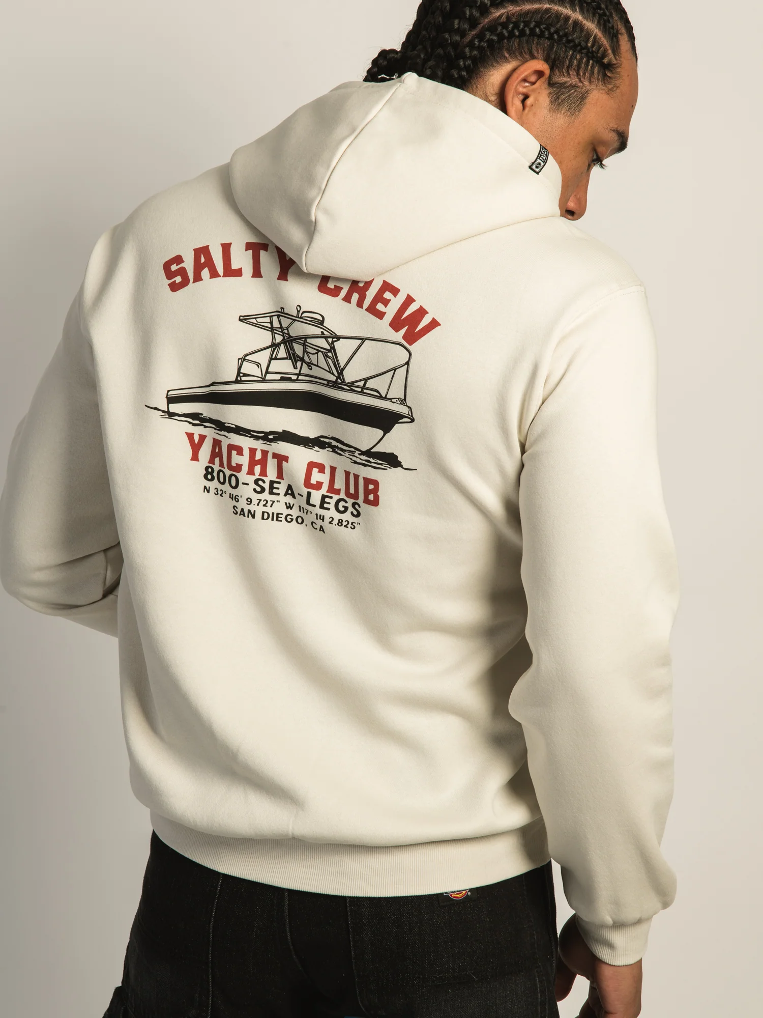 SALTY CREW YACHT CLUB PULLOVER HOODIE - Image 3