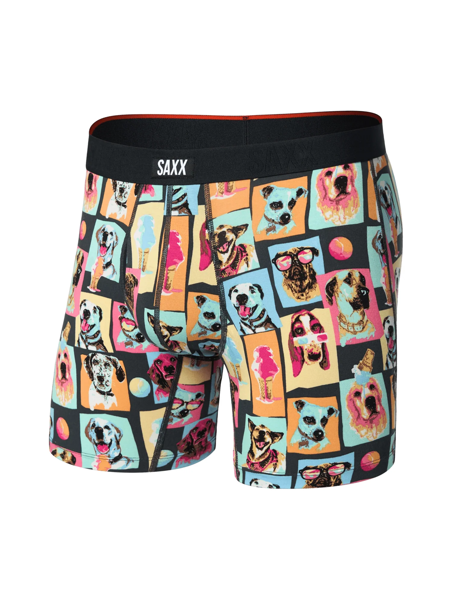 SAXX VIBE SUMMER DOGS OF SAXX BOXER BRIEF