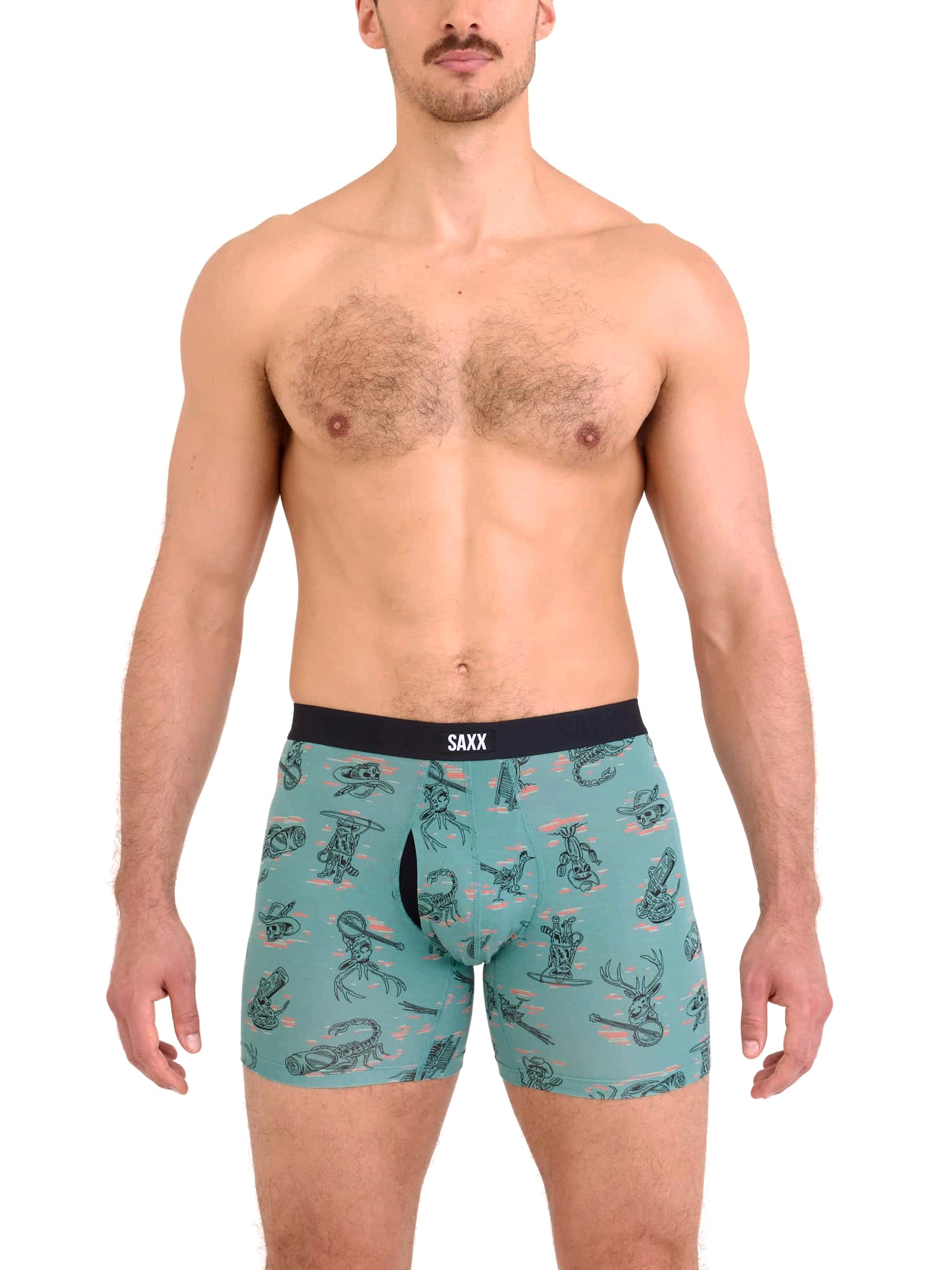 SAXX VIBE WESTERN WEIRD WASHED BOXER BRIEF - Image 2