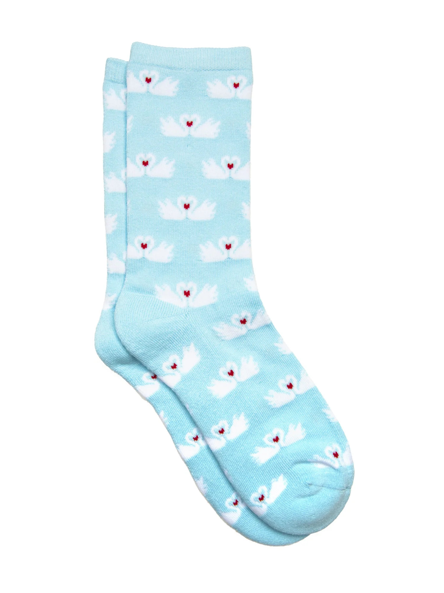SWAN PRINT SOCKS - BLUE