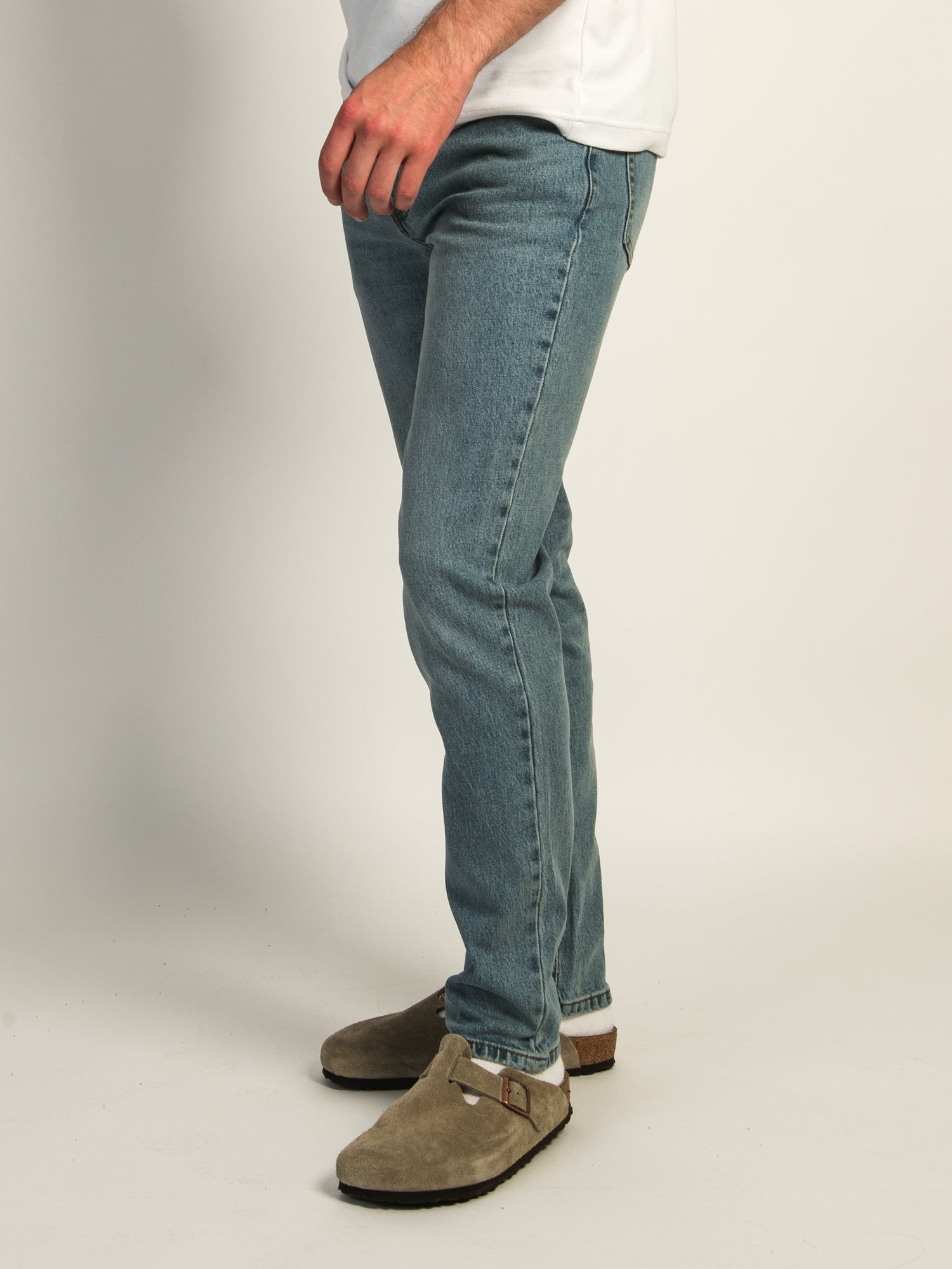 TAINTED ATHLETIC FIT DENIM - MID WASH - Image 3