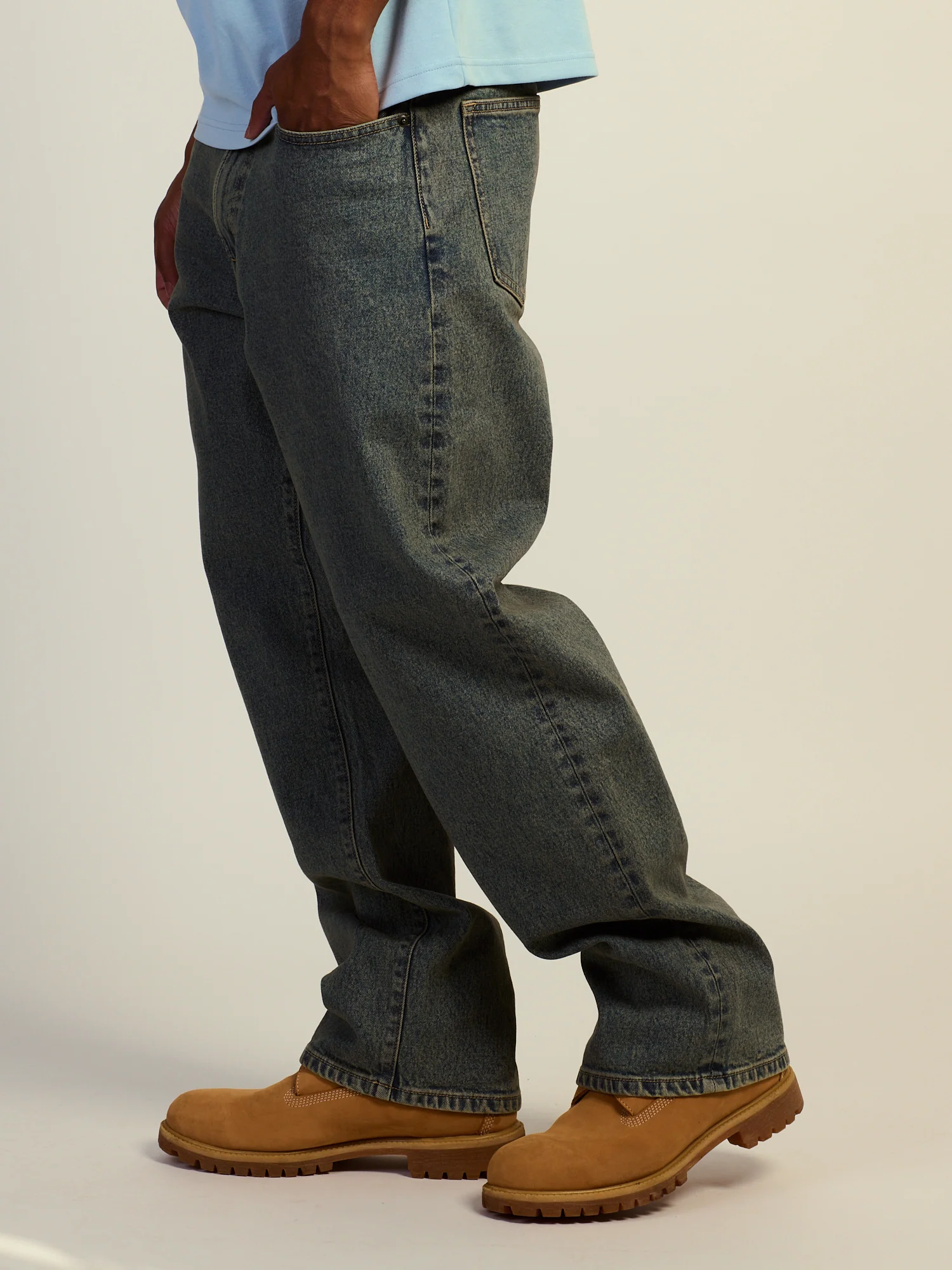 TAINTED BAGGY FIT DENIM - Image 4