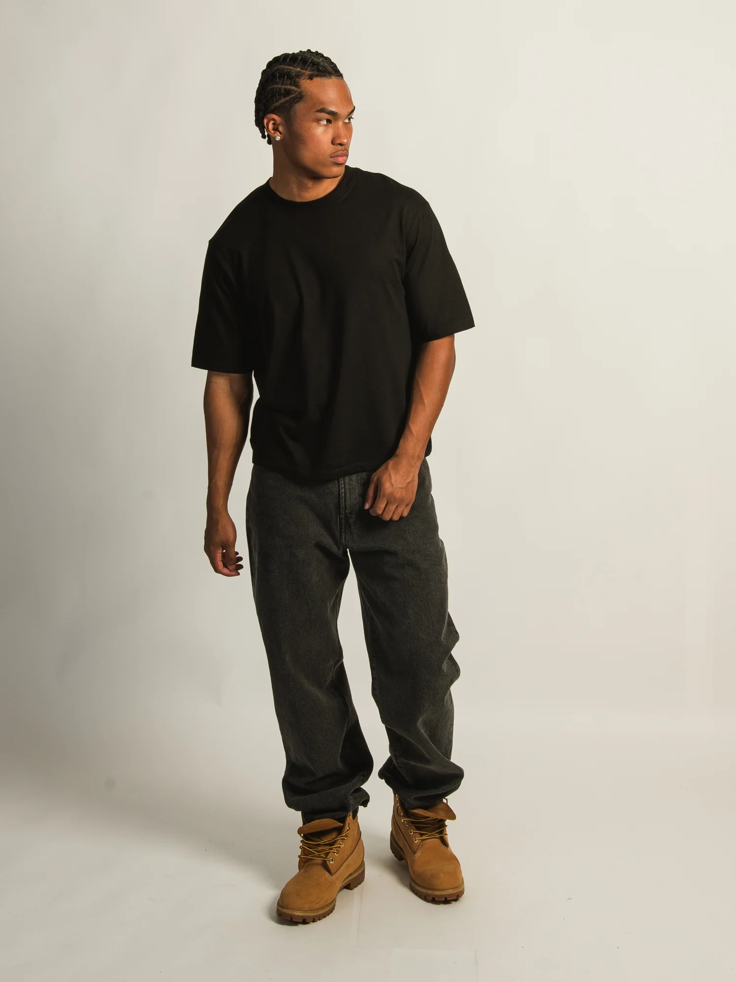 TAINTED BAGGY FIT DENIM - VINTAGE BLACK WASH - Image 3