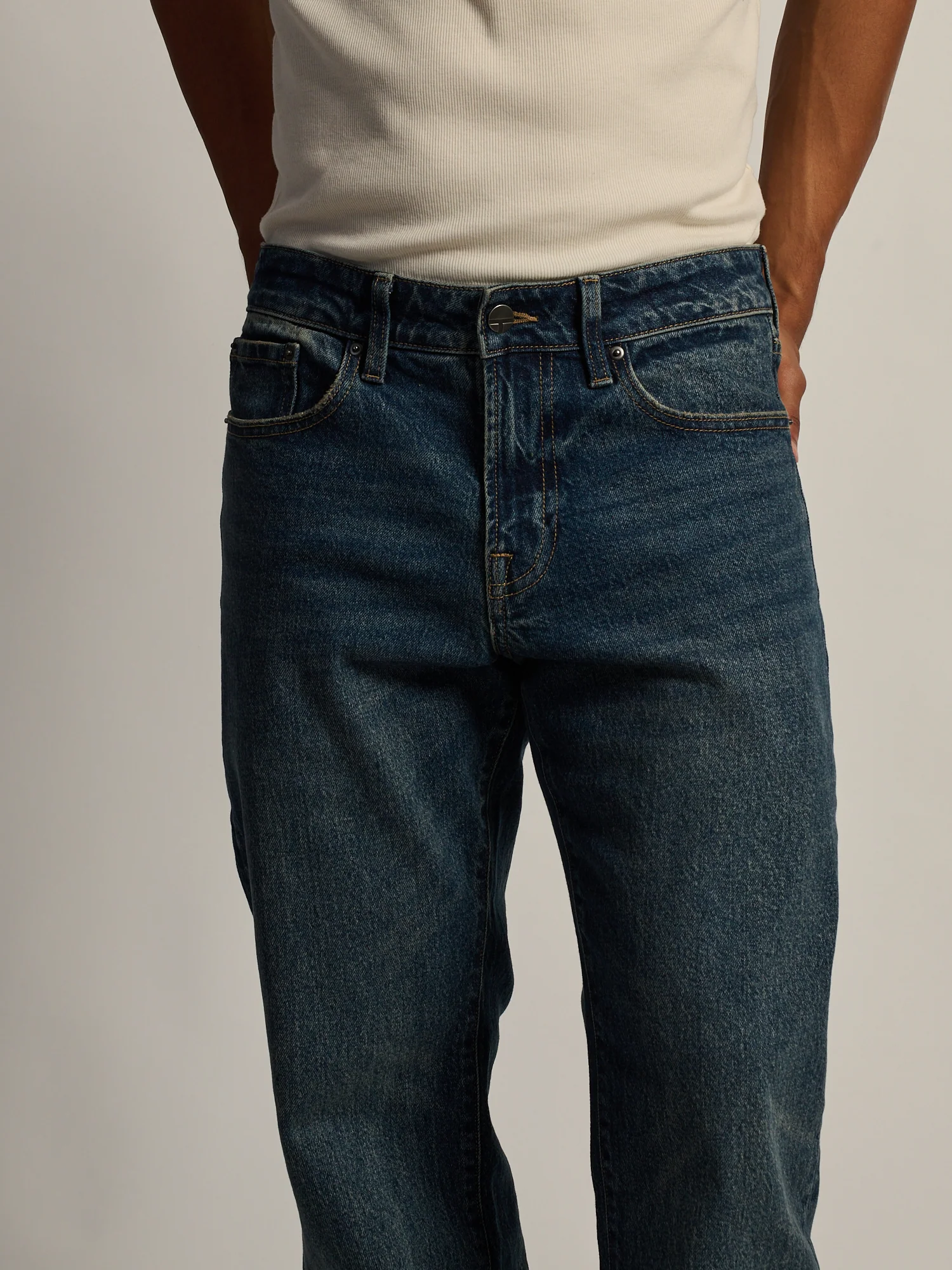 TAINTED BOOT CUT JEAN - DARK WASH - Image 3